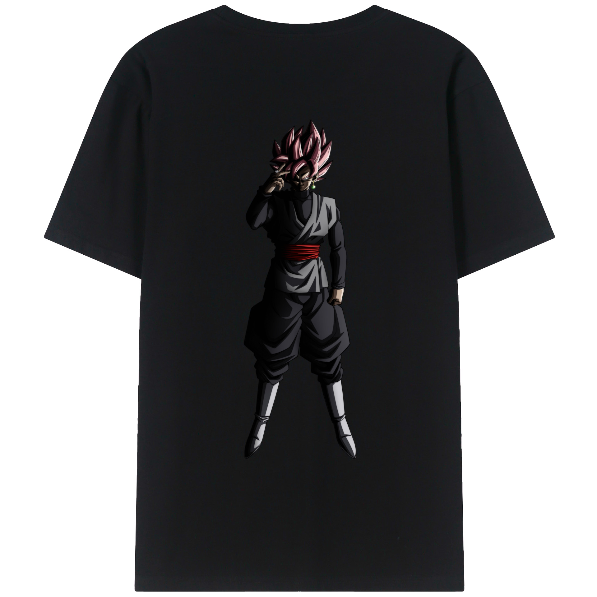（画像用） ドラゴンボール ベジット DRAGON BALL Vegetto 綿100％ メンズ半袖Tシャツ（バックプリント） 通気性