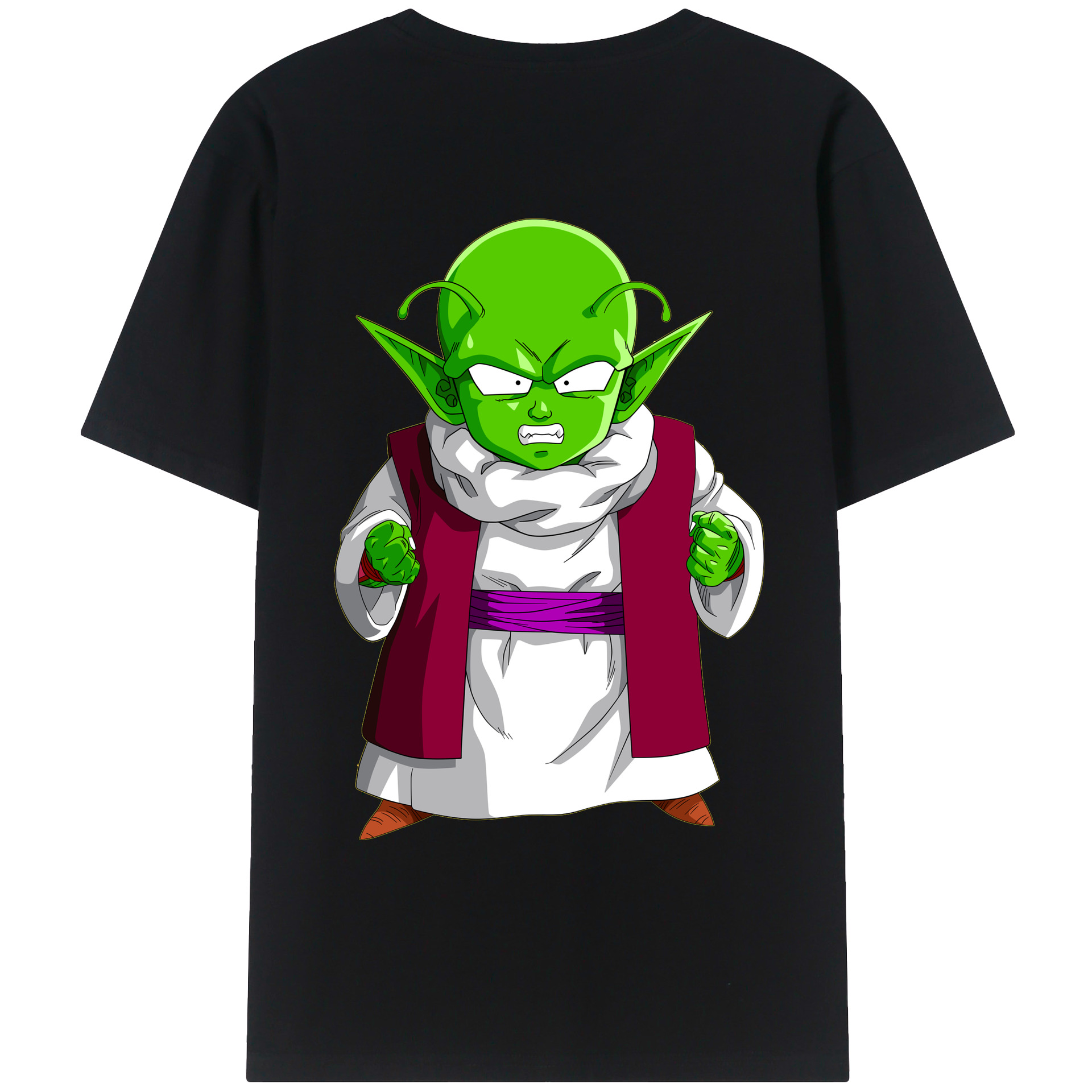 （画像用） ドラゴンボール ピッコロ DRAGON BALL Piccolo 綿100％ メンズ半袖Tシャツ（バックプリント） 通気性
