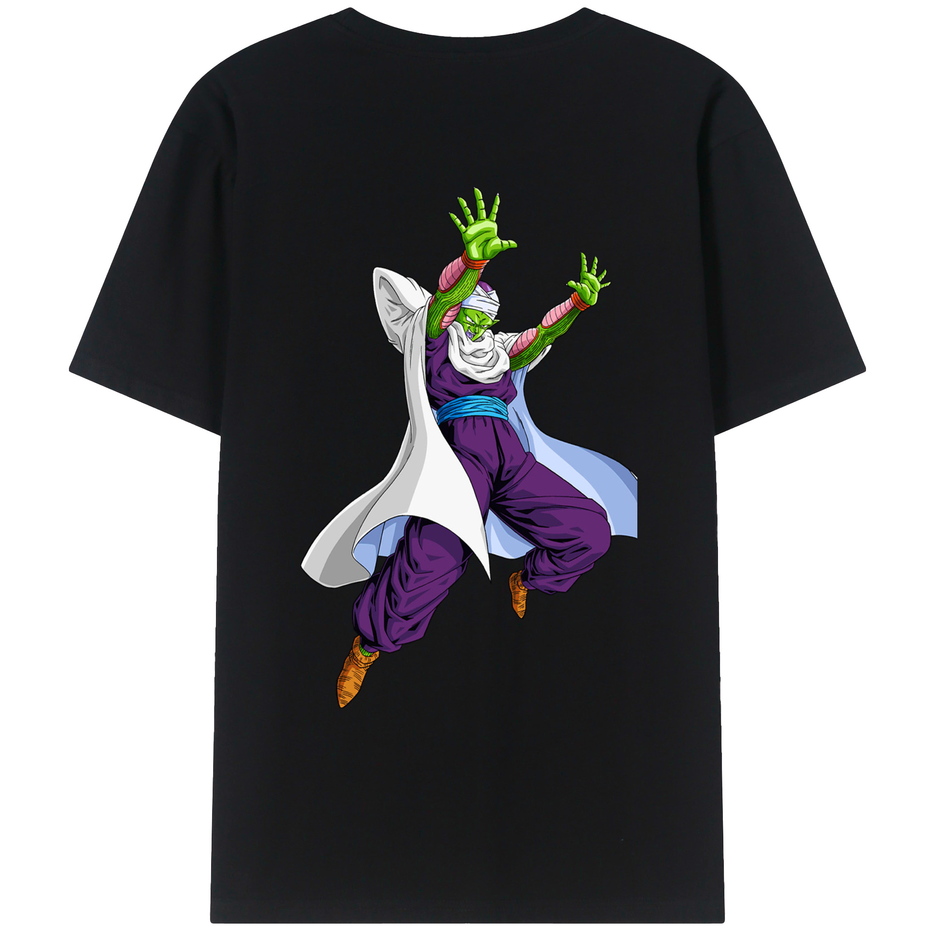 （画像用） ドラゴンボール ピッコロ DRAGON BALL Piccolo 綿100％ メンズ半袖Tシャツ（バックプリント） 通気性