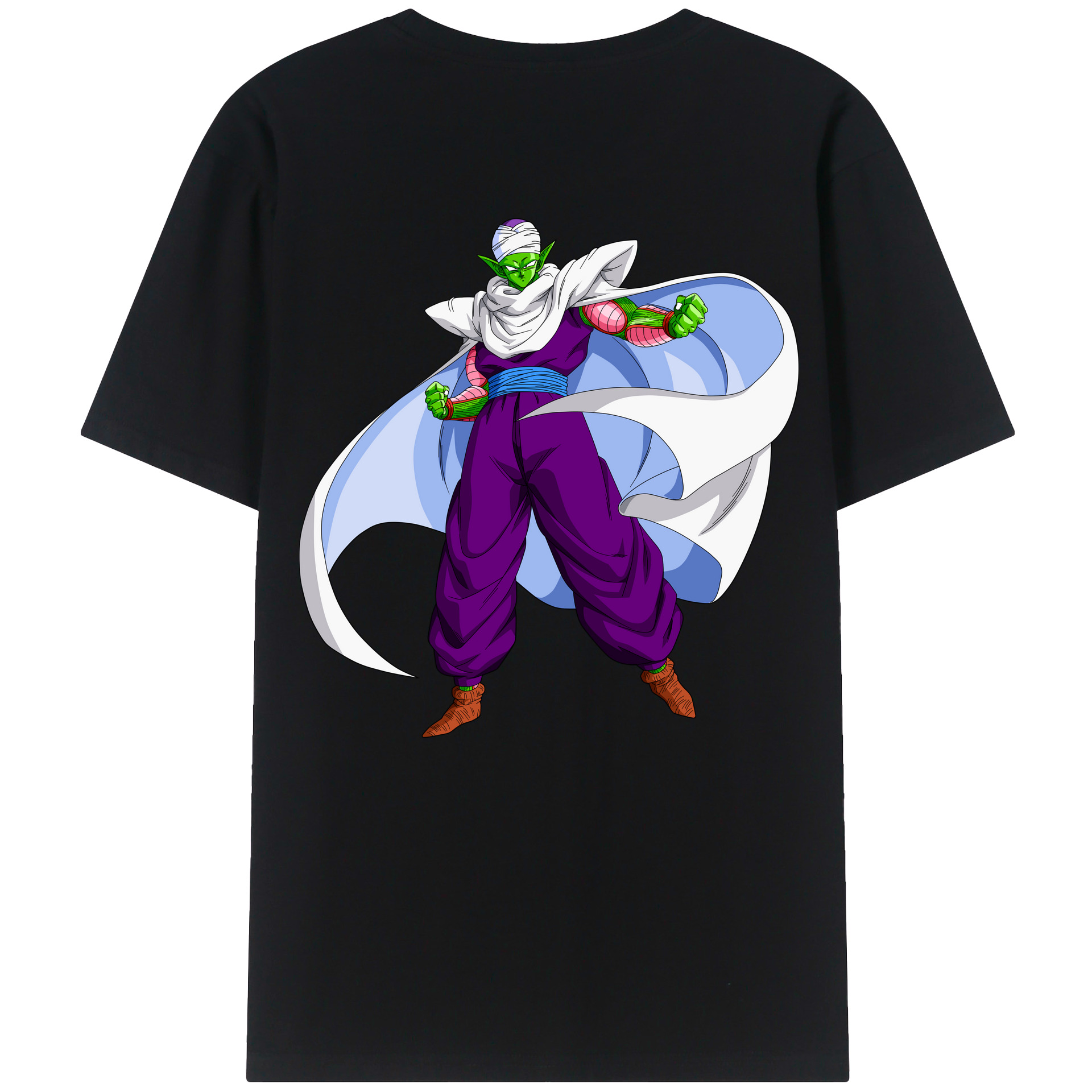 （画像用） ドラゴンボール ピッコロ DRAGON BALL Piccolo 綿100％ メンズ半袖Tシャツ（バックプリント） 通気性