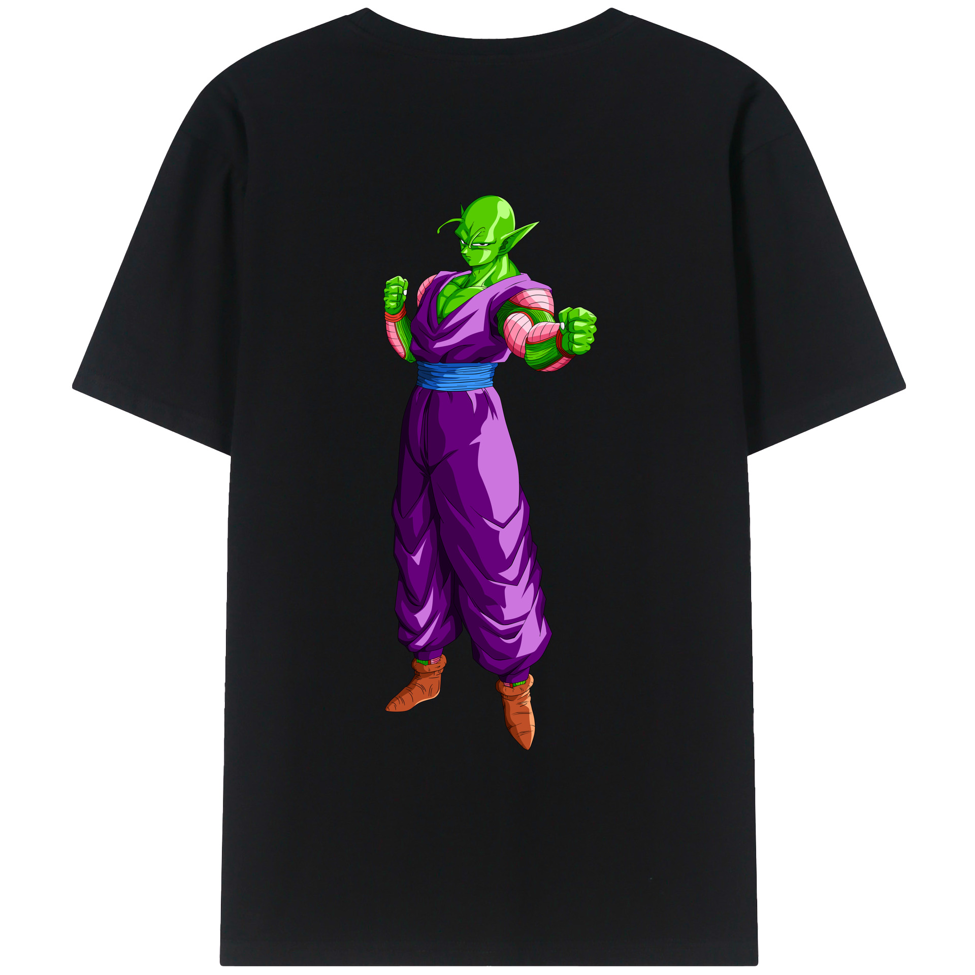 （画像用） ドラゴンボール ピッコロ DRAGON BALL Piccolo 綿100％ メンズ半袖Tシャツ（バックプリント） 通気性