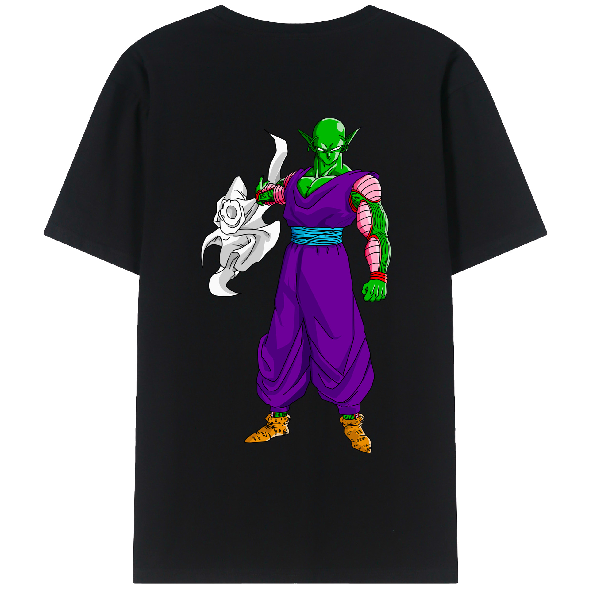 （画像用） ドラゴンボール ピッコロ DRAGON BALL Piccolo 綿100％ メンズ半袖Tシャツ（バックプリント） 通気性