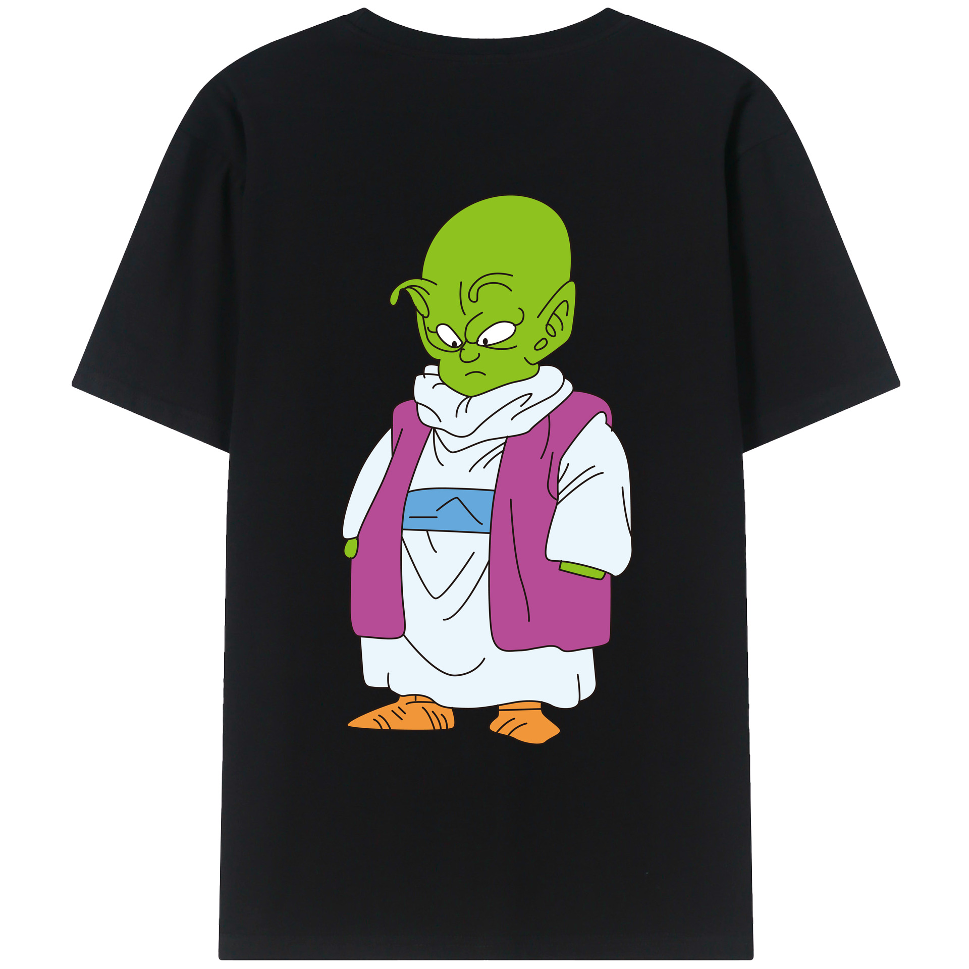 （画像用） ドラゴンボール ピッコロ DRAGON BALL Piccolo 綿100％ メンズ半袖Tシャツ（バックプリント） 通気性