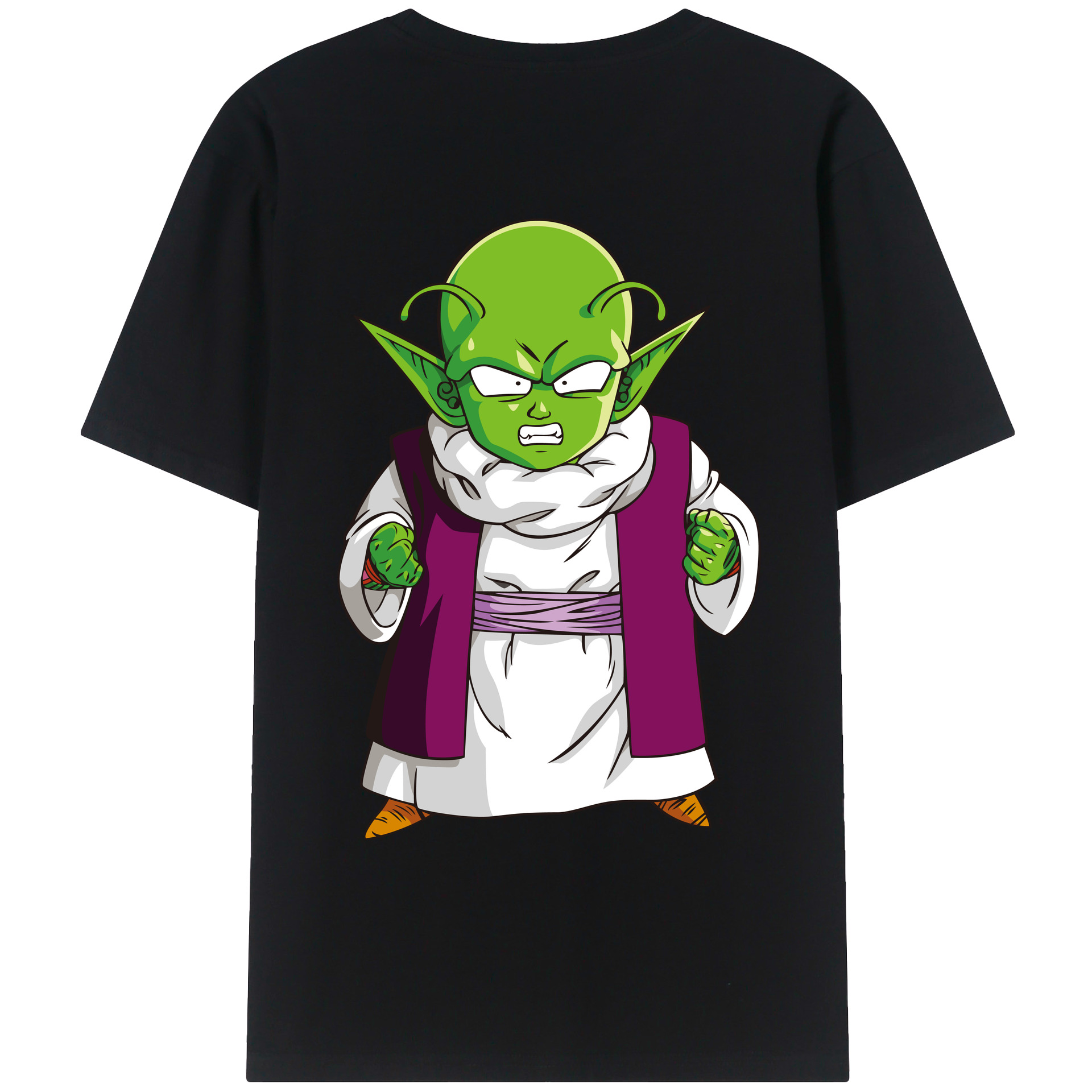 （画像用） ドラゴンボール ピッコロ DRAGON BALL Piccolo 綿100％ メンズ半袖Tシャツ（バックプリント） 通気性
