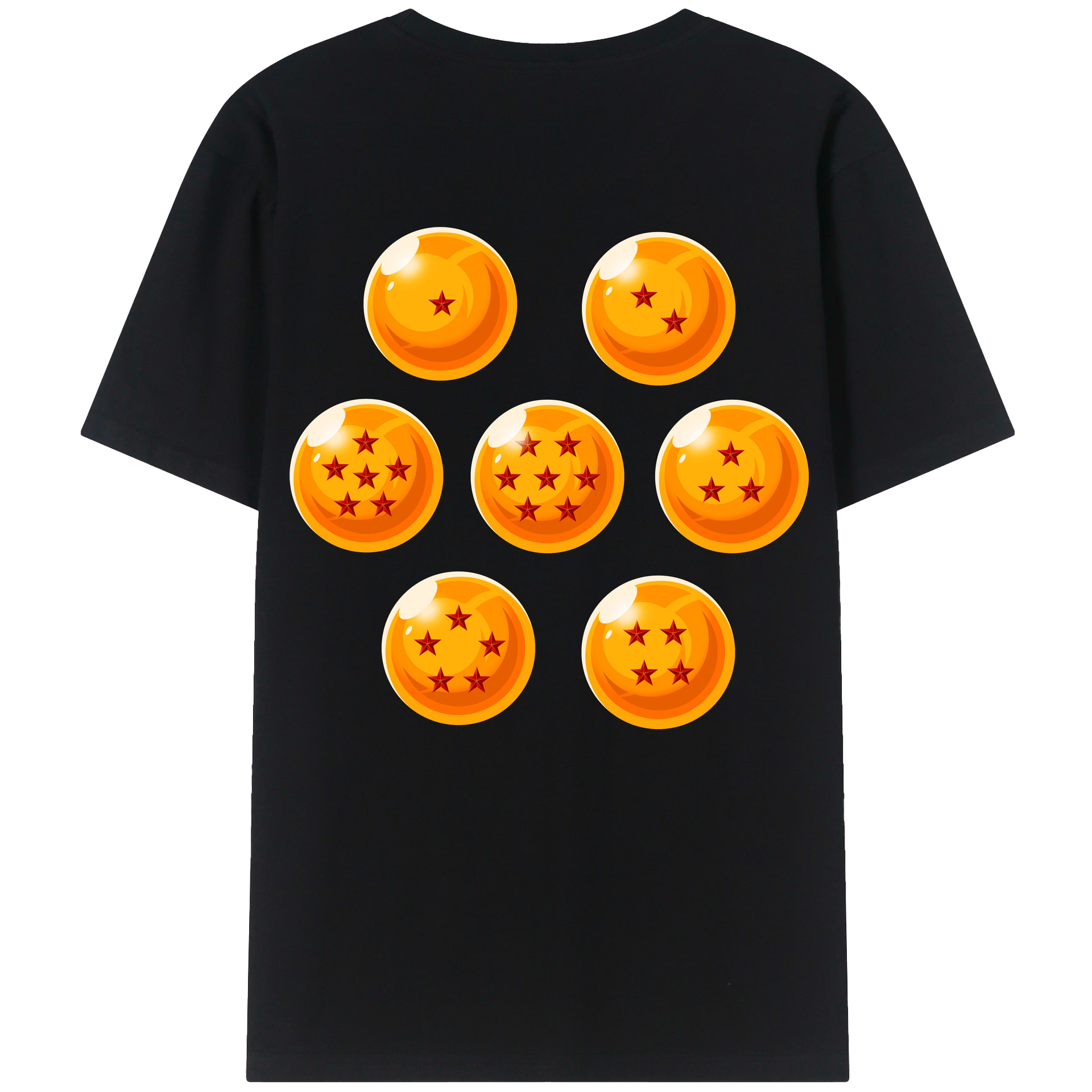 （画像用） ドラゴンボール DRAGON BALL 綿100％ メンズ半袖Tシャツ（バックプリント） 通気性