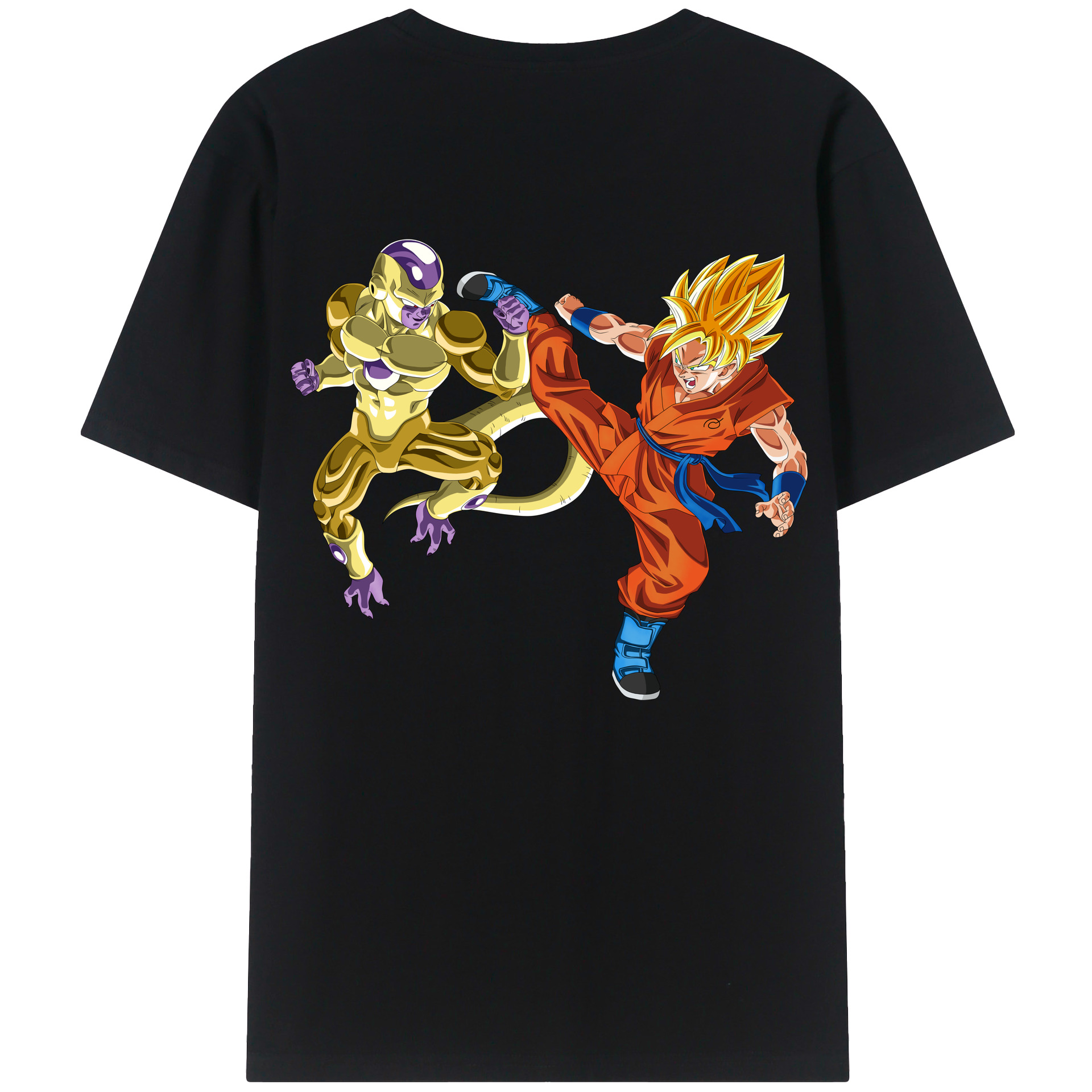 （画像用） ドラゴンボール DRAGON BALL 綿100％ メンズ半袖Tシャツ（バックプリント） 通気性