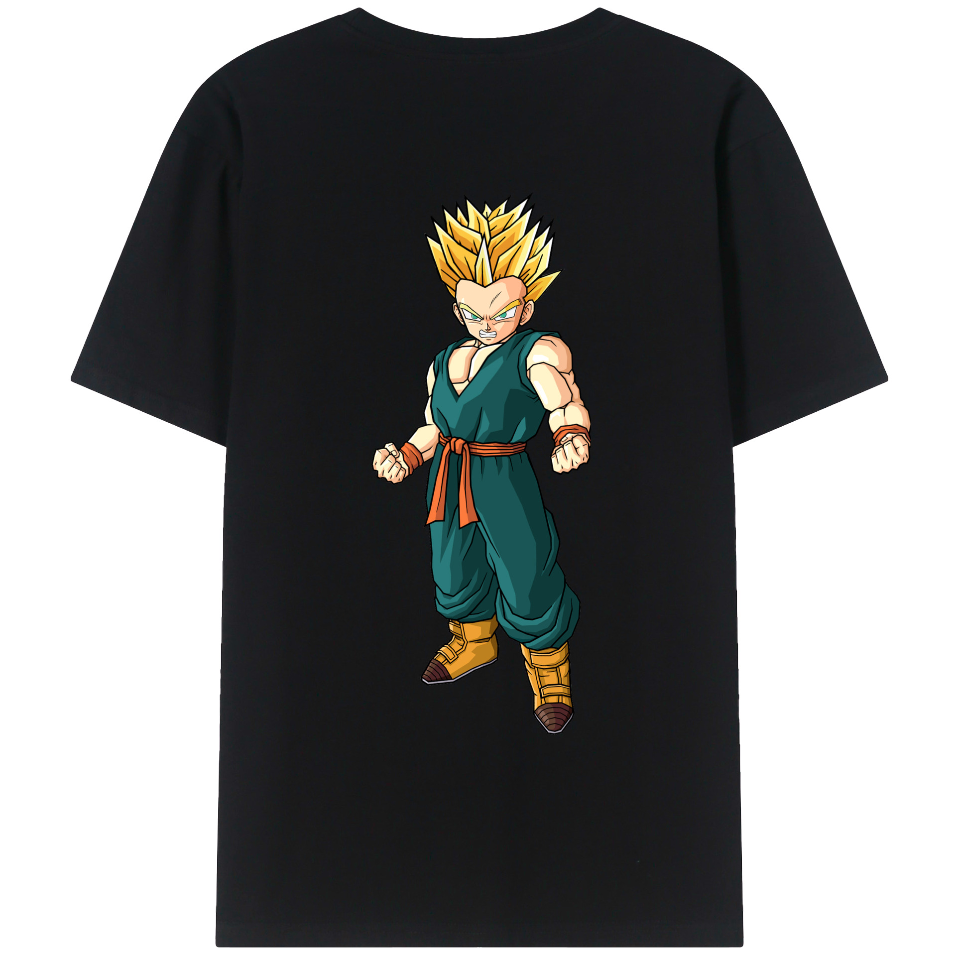 （画像用） ドラゴンボール DRAGON BALL 綿100％ メンズ半袖Tシャツ（バックプリント） 通気性
