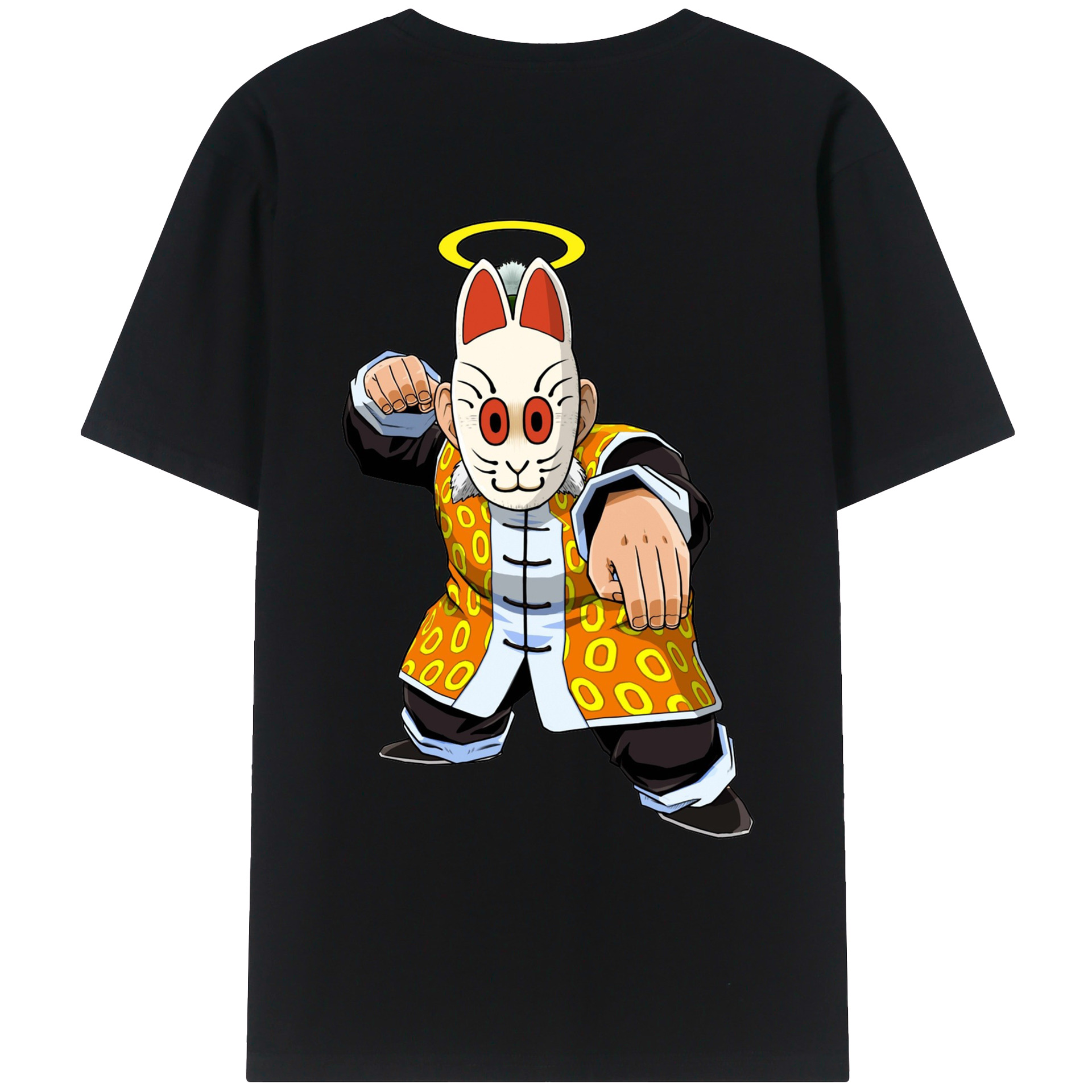 （画像用） ドラゴンボール DRAGON BALL 綿100％ メンズ半袖Tシャツ（バックプリント） 通気性