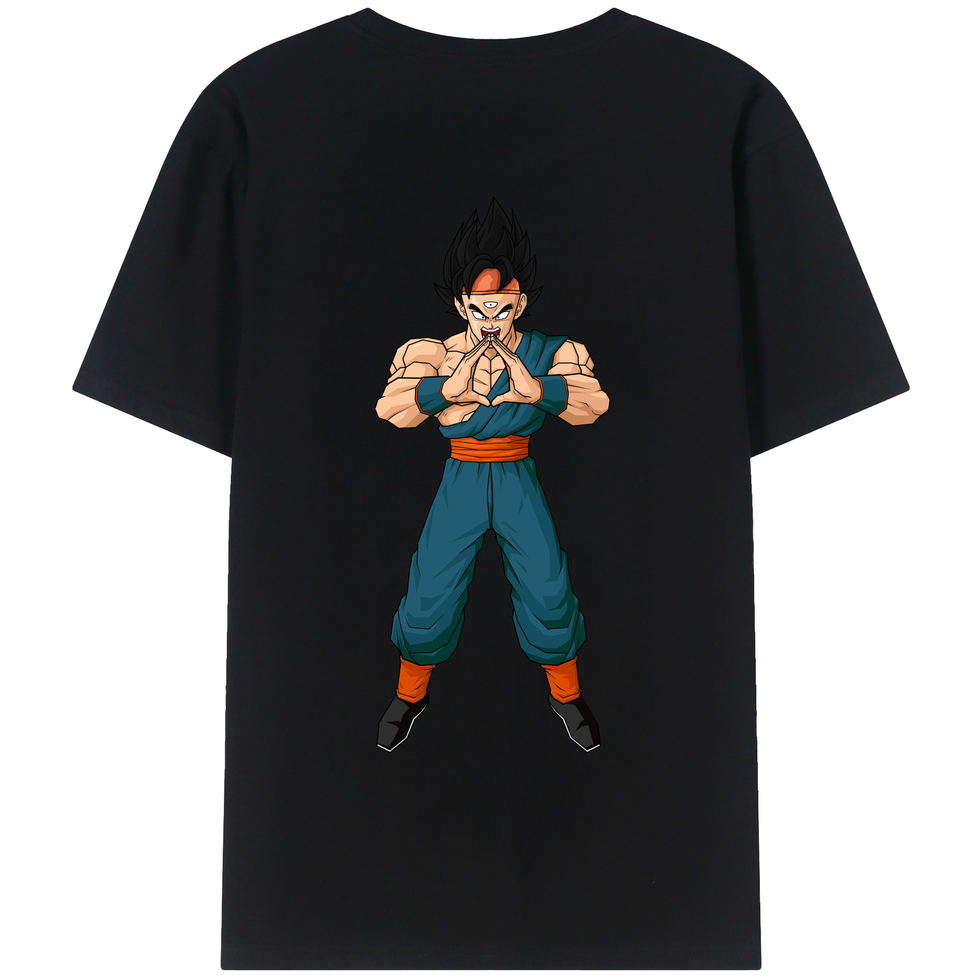 （画像用） ドラゴンボール DRAGON BALL 綿100％ メンズ半袖Tシャツ（バックプリント） 通気性