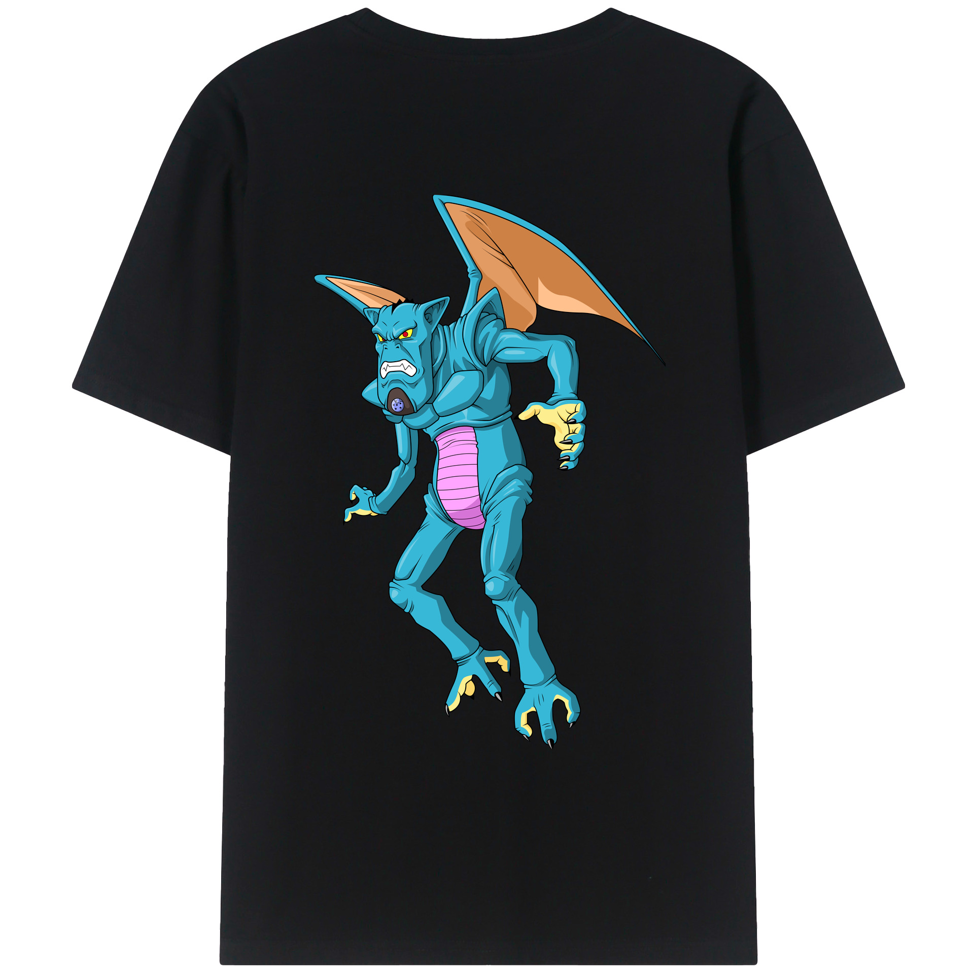 （画像用） ドラゴンボール DRAGON BALL 綿100％ メンズ半袖Tシャツ（バックプリント） 通気性