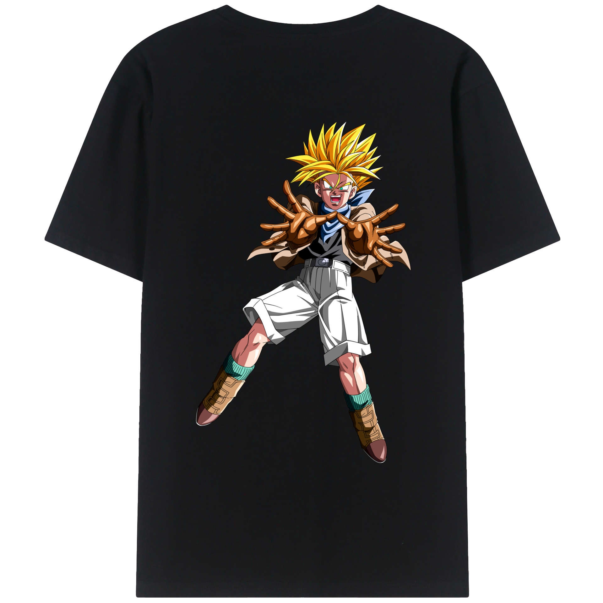 （画像用） ドラゴンボール DRAGON BALL 綿100％ メンズ半袖Tシャツ（バックプリント） 通気性