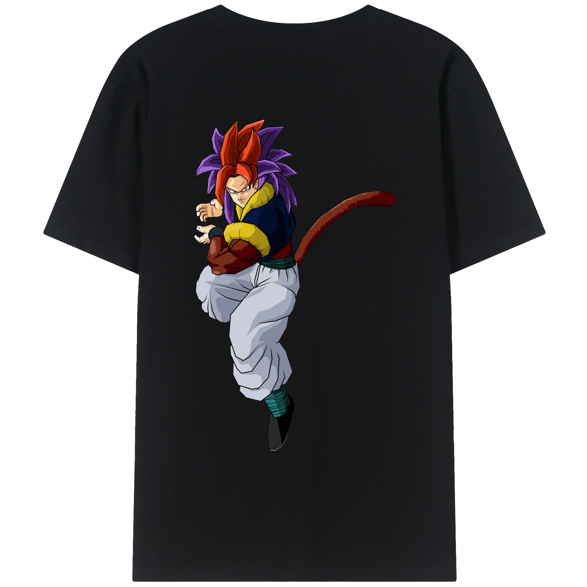 （画像用） ドラゴンボール DRAGON BALL 綿100％ メンズ半袖Tシャツ（バックプリント） 通気性