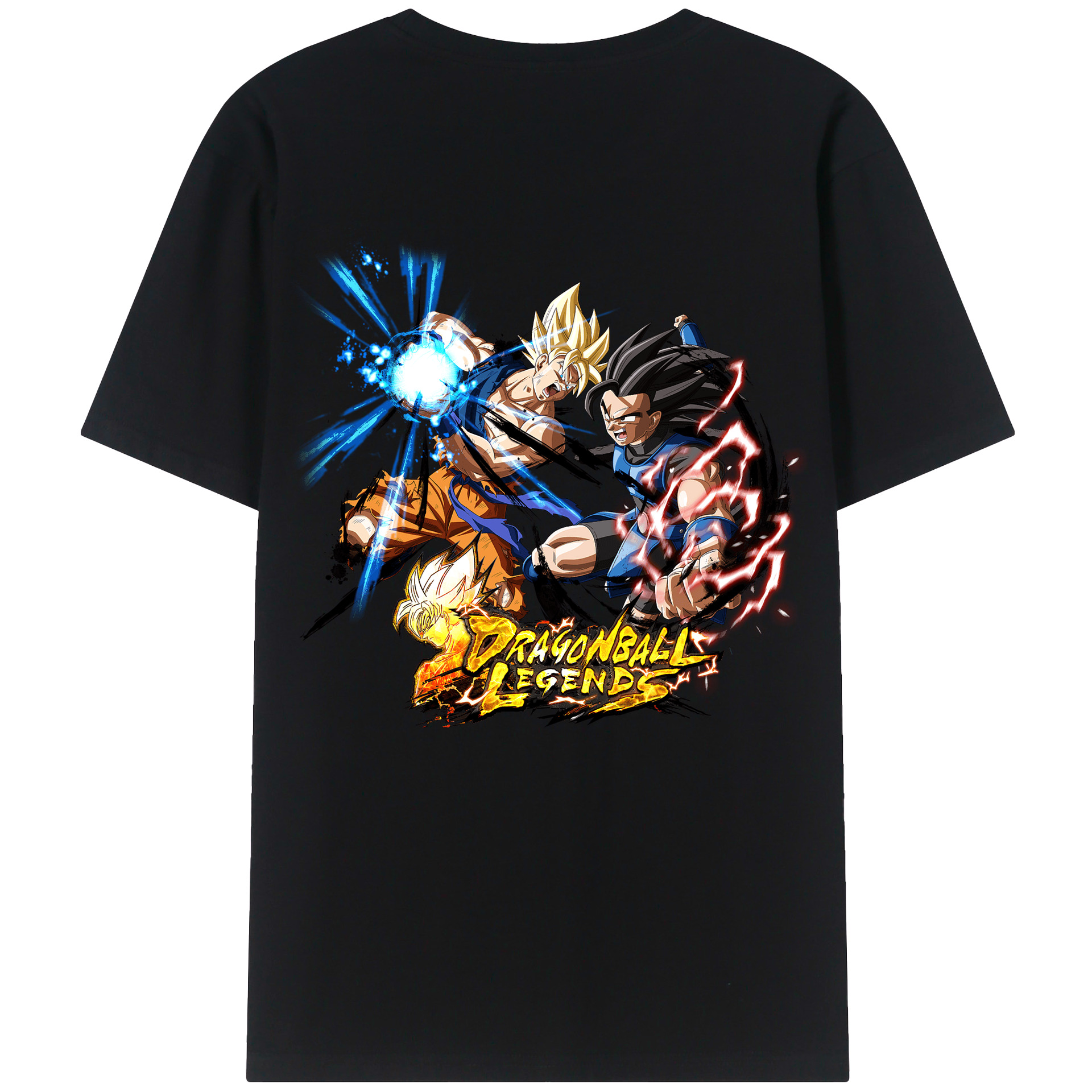 （画像用） ドラゴンボール DRAGON BALL 綿100％ メンズ半袖Tシャツ（バックプリント） 通気性