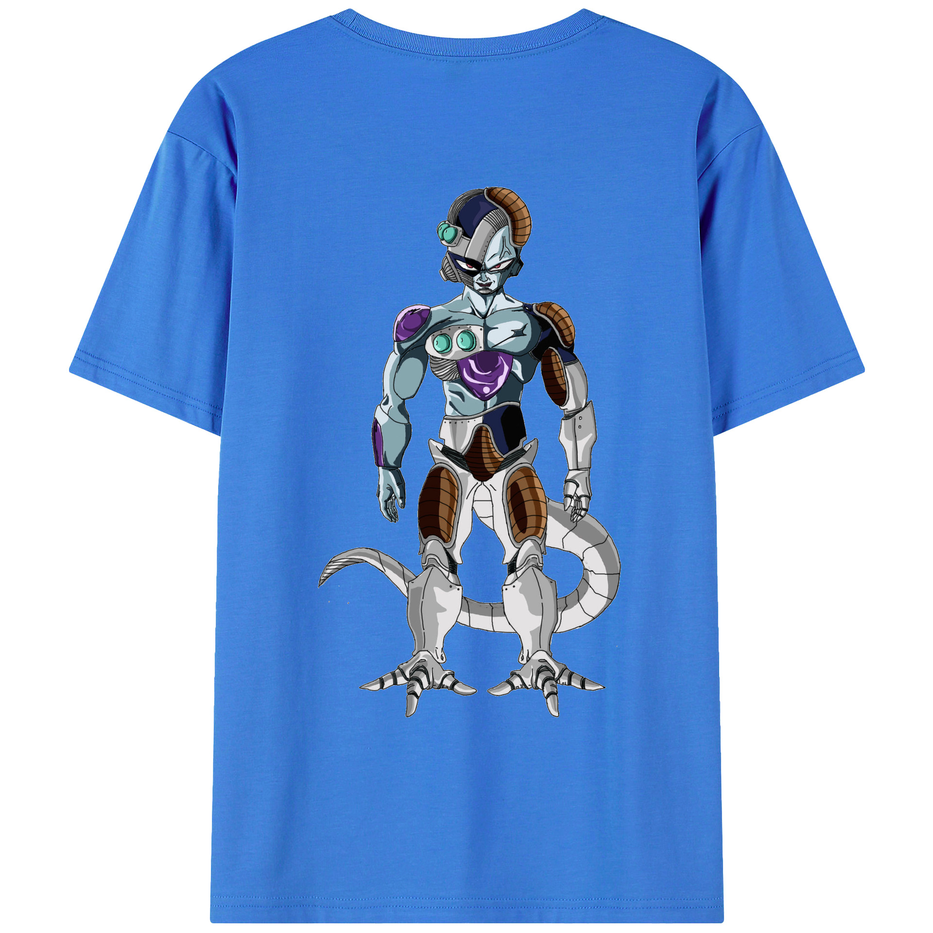 （画像用） ドラゴンボール クウラ DRAGON BALL Cooler Coora 綿100％ メンズ半袖Tシャツ（バックプリント） 通気性