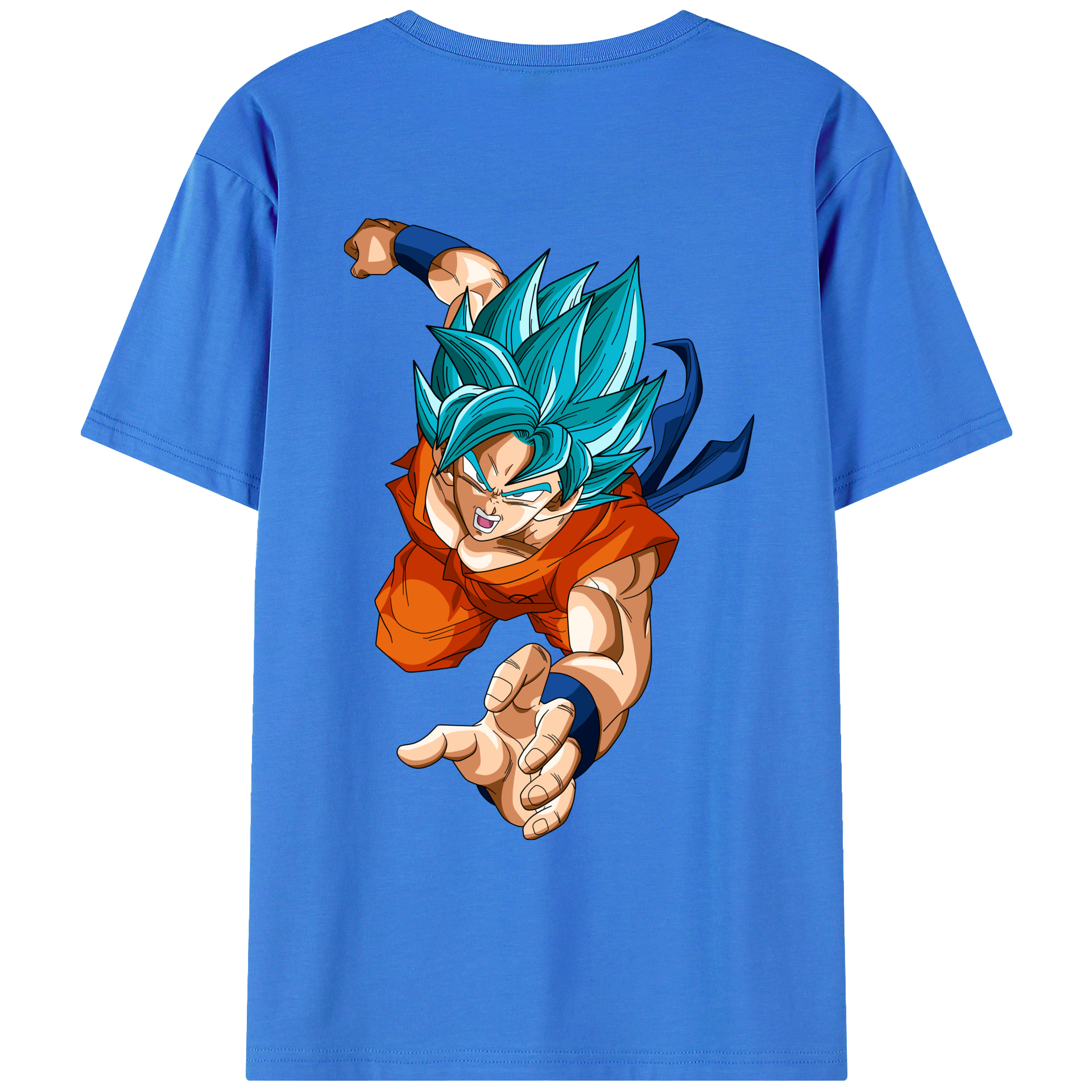 （画像用） ドラゴンボール ベジット DRAGON BALL Vegetto 綿100％ メンズ半袖Tシャツ（バックプリント） 通気性