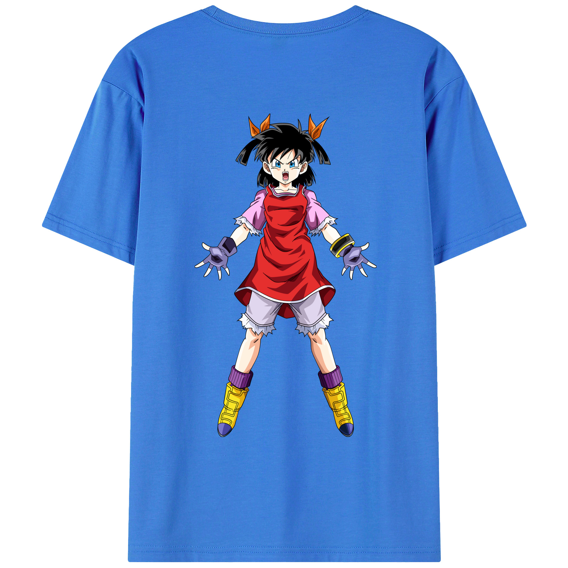 （画像用） ドラゴンボール パン DRAGON BALL Pan 綿100％ メンズ半袖Tシャツ（バックプリント） 通気性