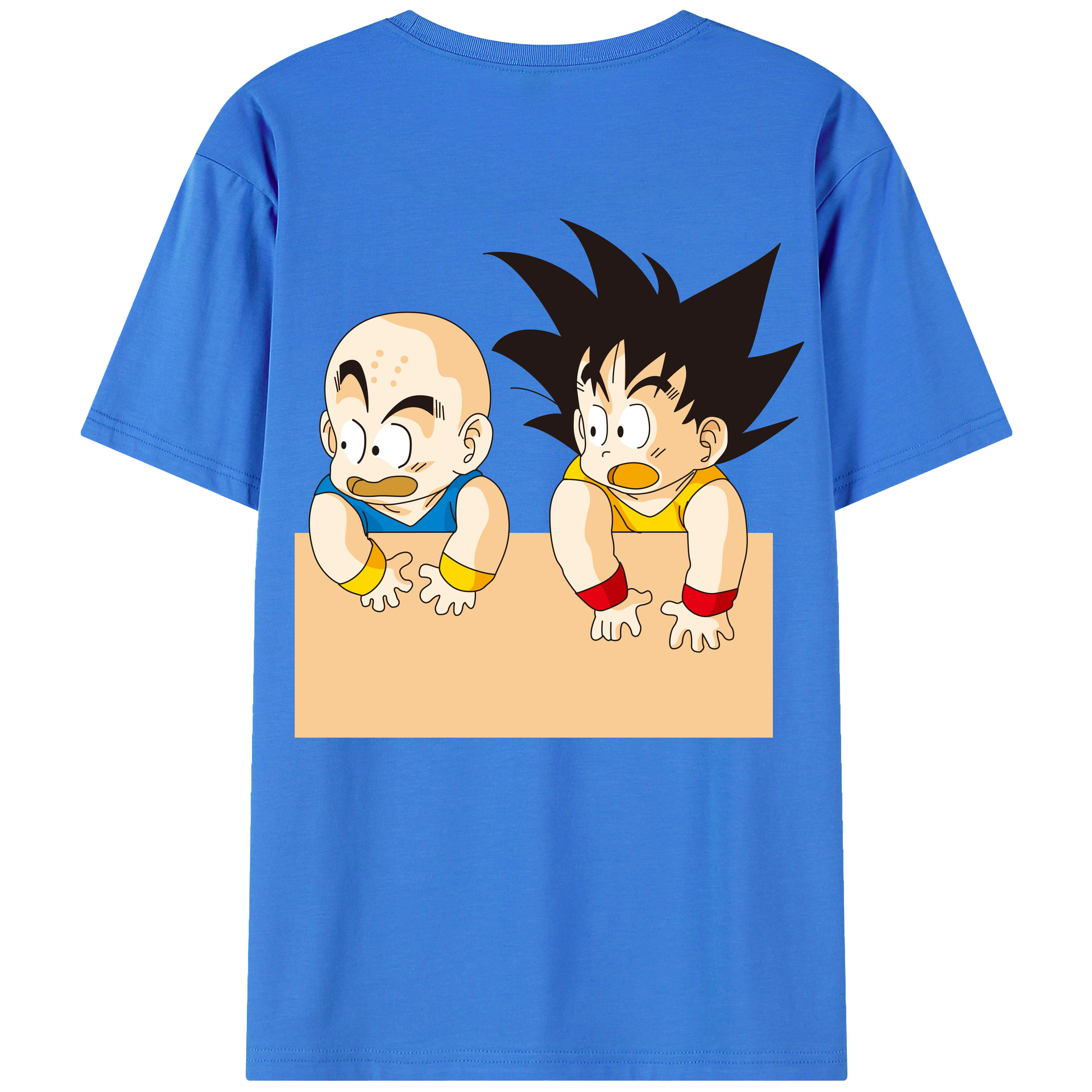 （画像用） ドラゴンボール 孫悟空（そん ごくう）Son Goku カカロット DRAGON BALL Kakarotto 綿100％ メンズ半袖Tシャツ（バックプリント） 通気性