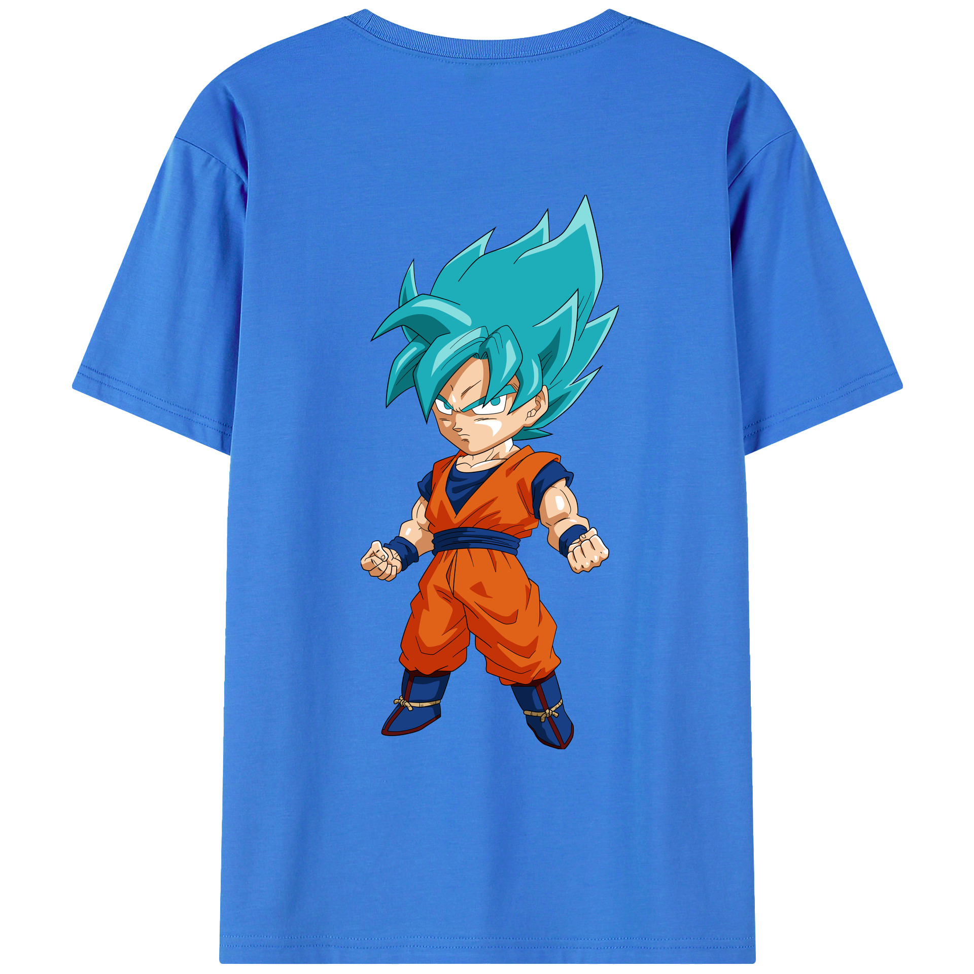 （画像用） ドラゴンボール 孫 悟飯（そんごはん）DRAGON BALL Son Gohan 綿100％ メンズ半袖Tシャツ（バックプリント） 通気性