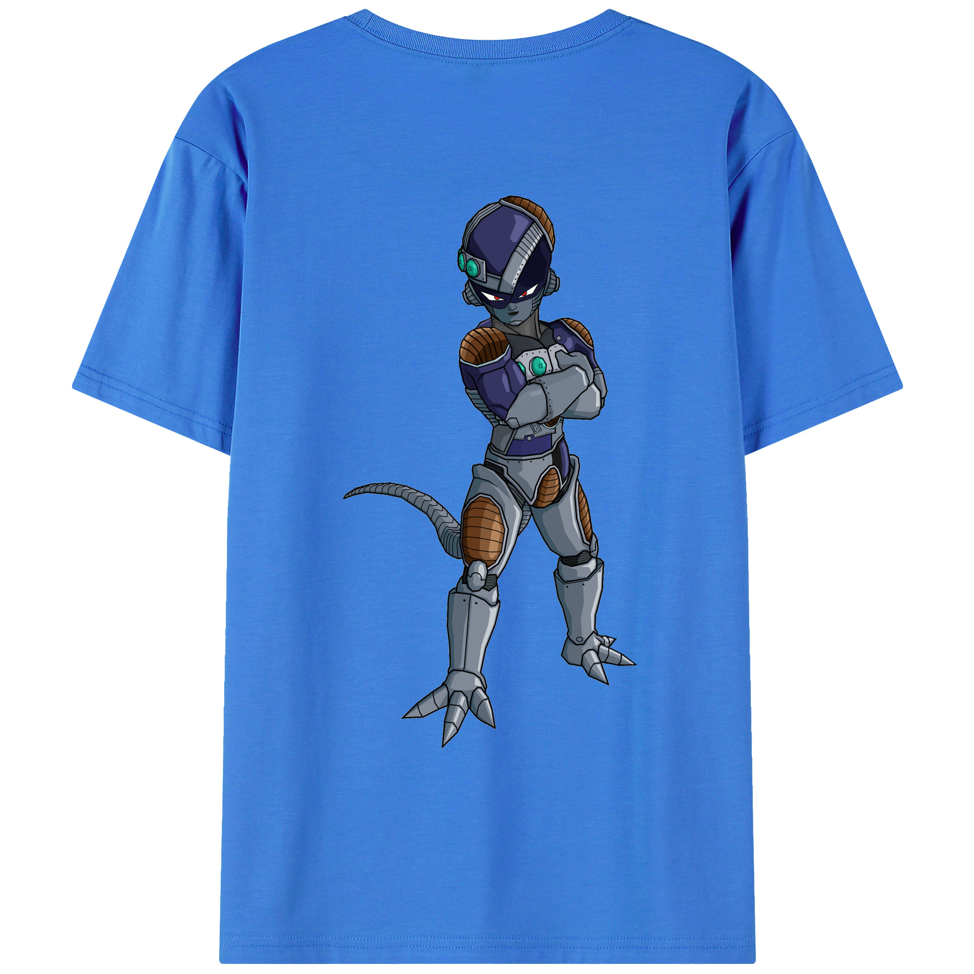 （画像用） ドラゴンボール フリーザ DRAGON BALL Frieza 綿100％ メンズ半袖Tシャツ（バックプリント） 通気性