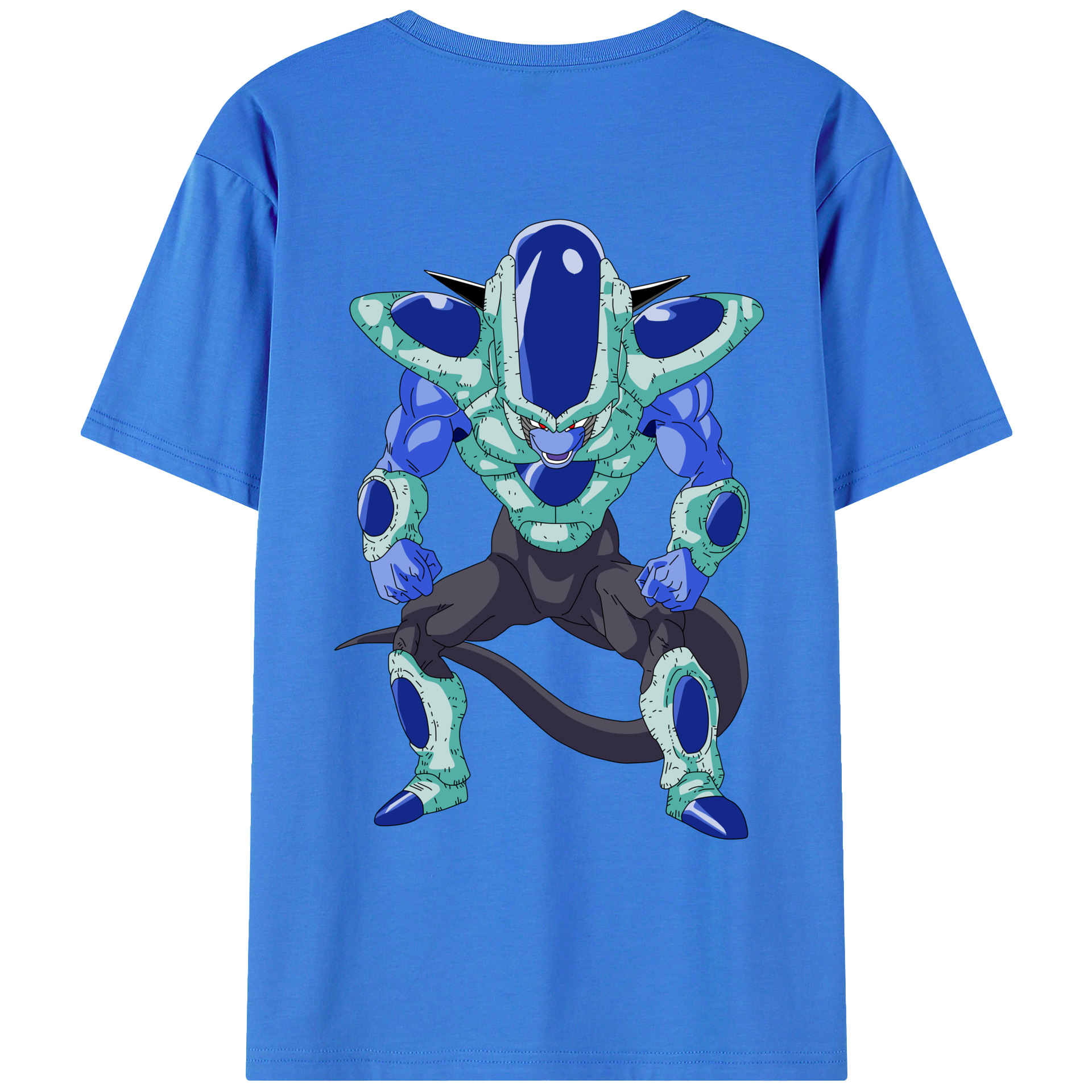 （画像用） ドラゴンボール フリーザ DRAGON BALL Frieza 綿100％ メンズ半袖Tシャツ（バックプリント） 通気性