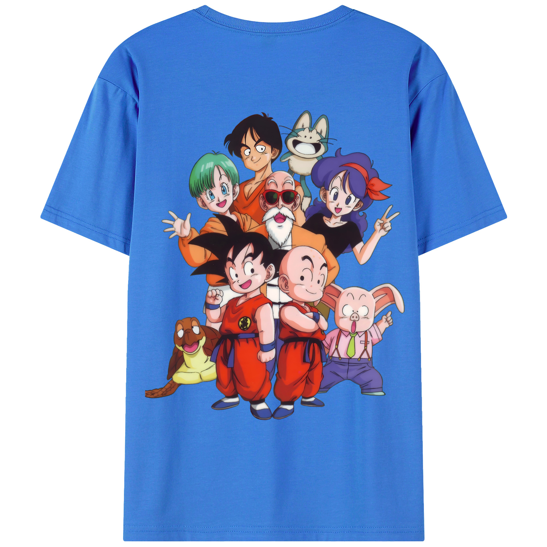 （画像用） ドラゴンボール DRAGON BALL 綿100％ メンズ半袖Tシャツ（バックプリント） 通気性
