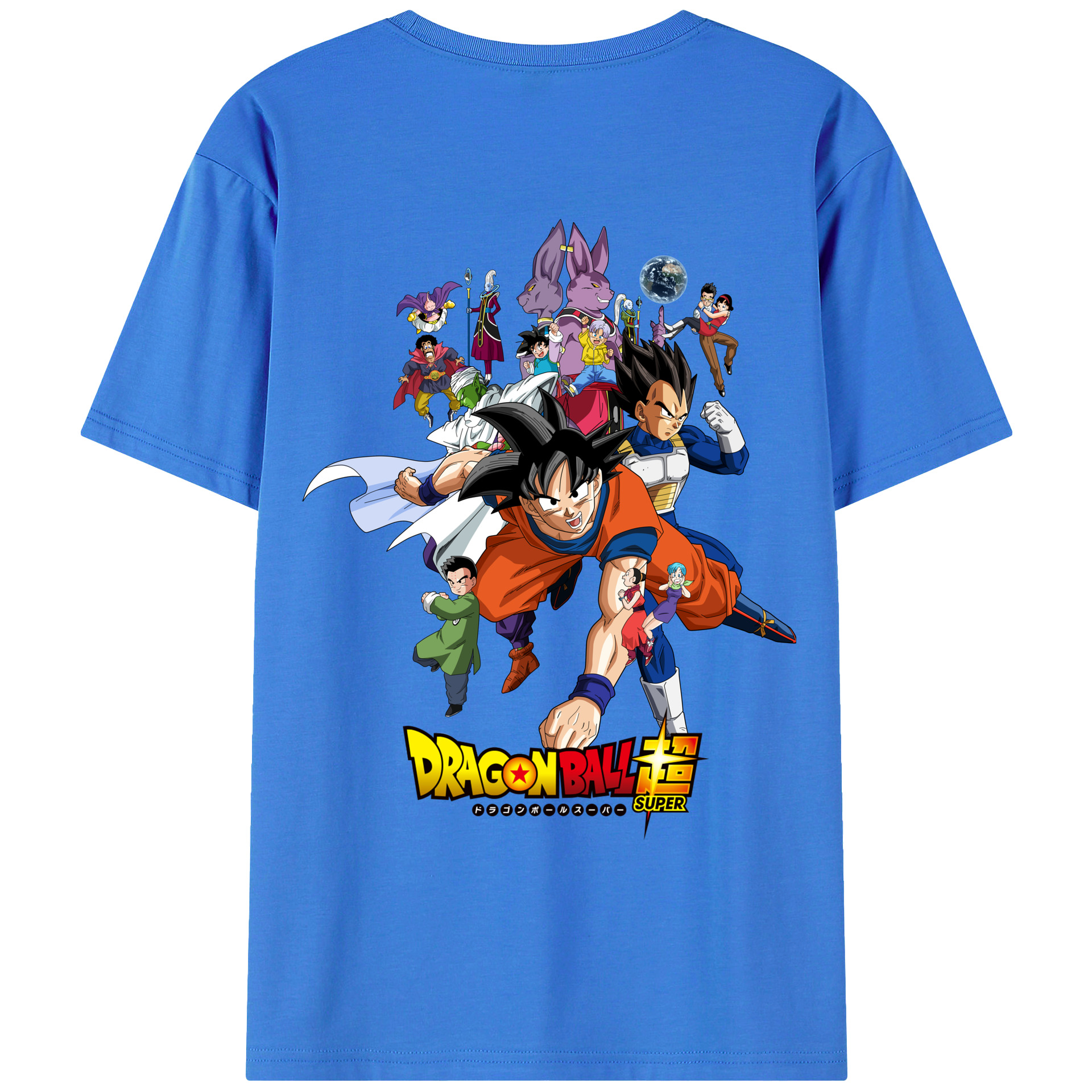 （画像用） ドラゴンボール DRAGON BALL 綿100％ メンズ半袖Tシャツ（バックプリント） 通気性