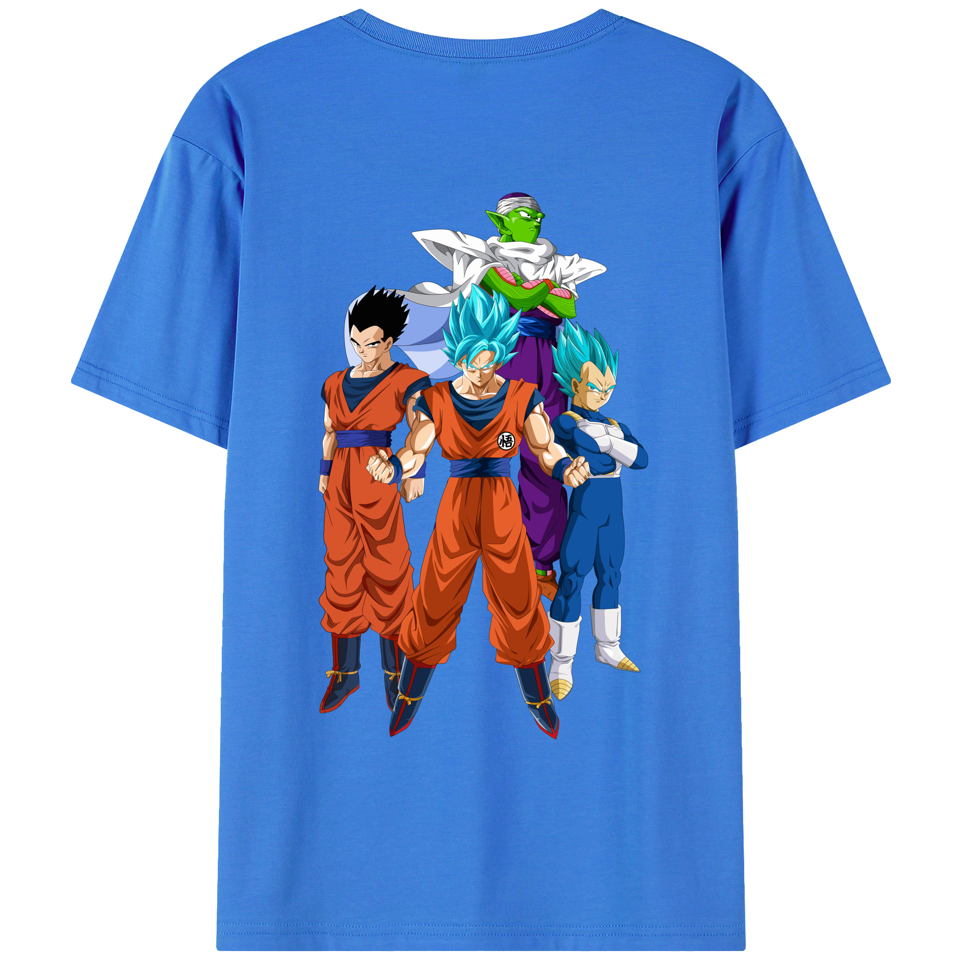 （画像用） ドラゴンボール DRAGON BALL 綿100％ メンズ半袖Tシャツ（バックプリント） 通気性