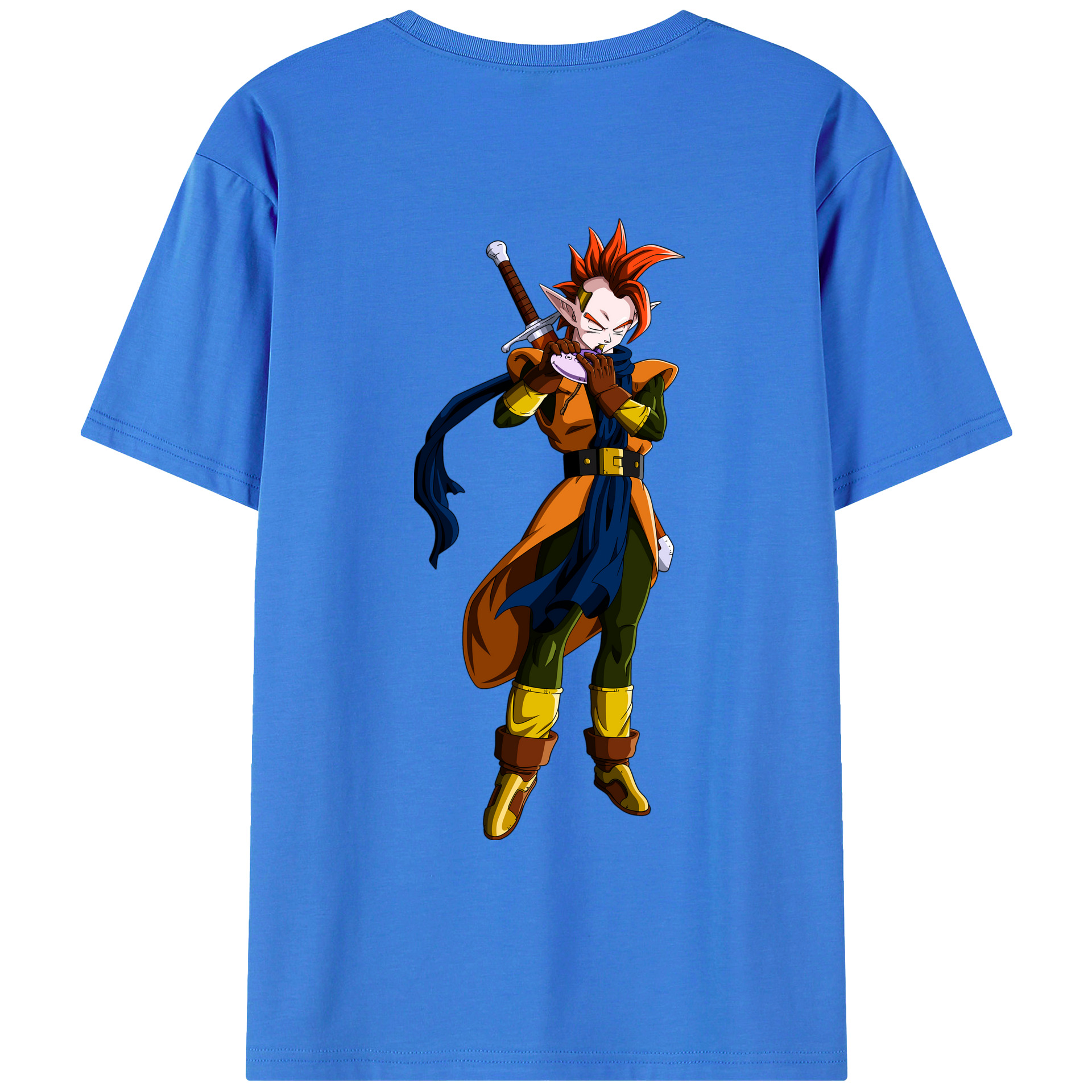 （画像用） ドラゴンボール DRAGON BALL 綿100％ メンズ半袖Tシャツ（バックプリント） 通気性