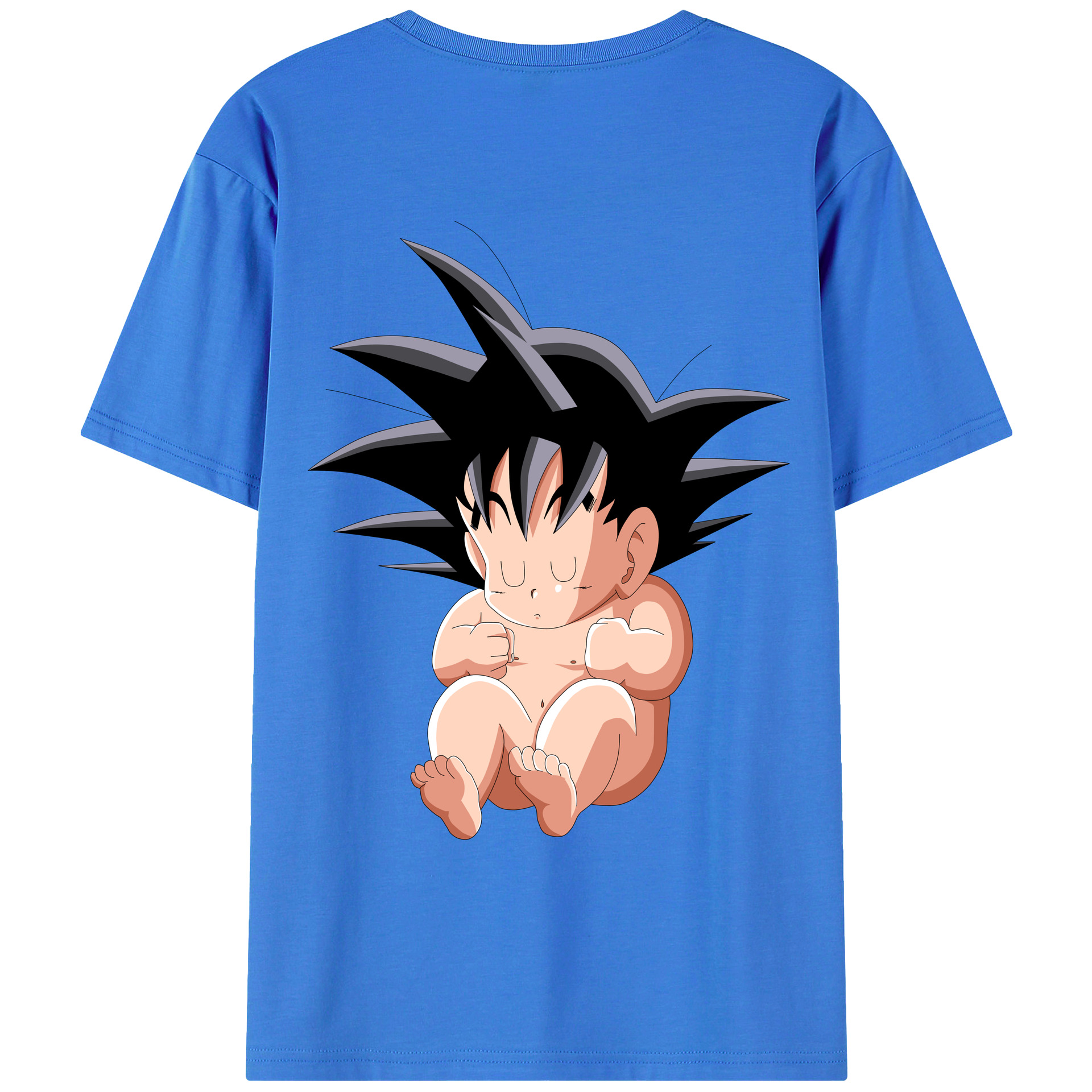 （画像用） ドラゴンボール 孫悟空（そん ごくう）Son Goku カカロット DRAGON BALL Kakarotto 綿100％ メンズ半袖Tシャツ（バックプリント） 通気性