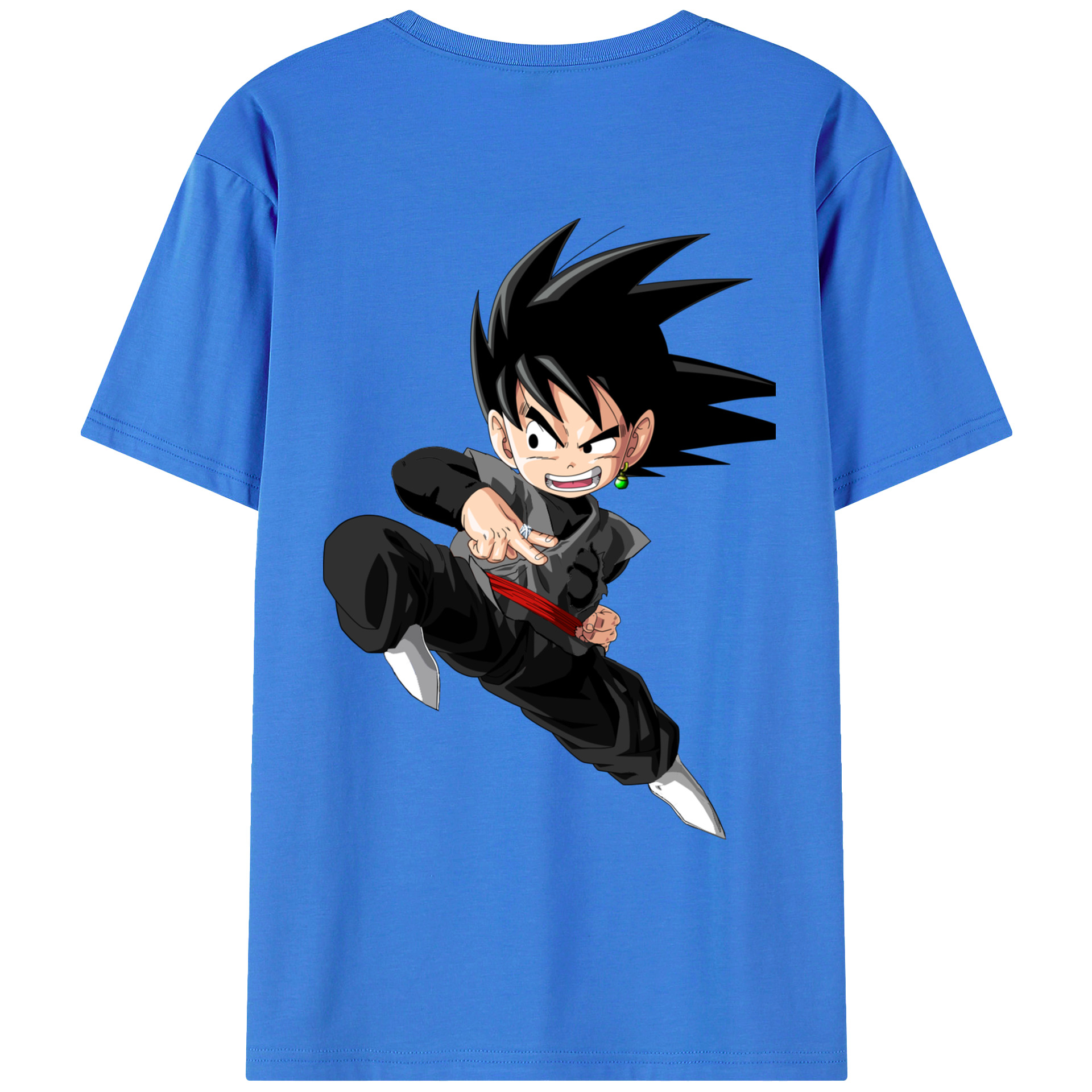 （画像用） ドラゴンボール 孫悟空（そん ごくう）Son Goku カカロット DRAGON BALL Kakarotto 綿100％ メンズ半袖Tシャツ（バックプリント） 通気性