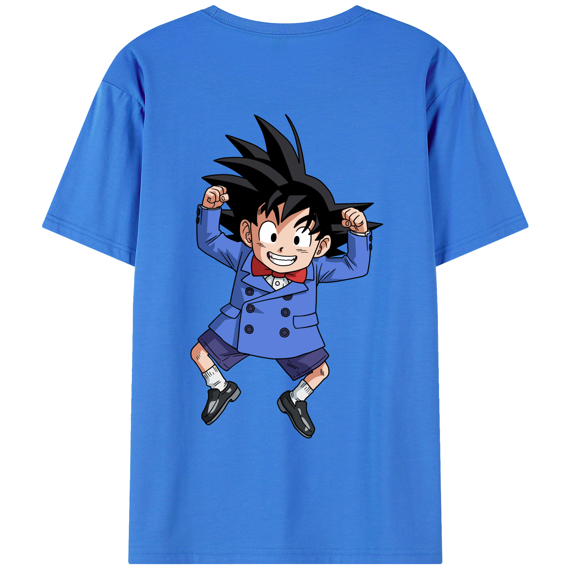 （画像用） ドラゴンボール 孫悟空（そん ごくう）Son Goku カカロット DRAGON BALL Kakarotto 綿100％ メンズ半袖Tシャツ（バックプリント） 通気性
