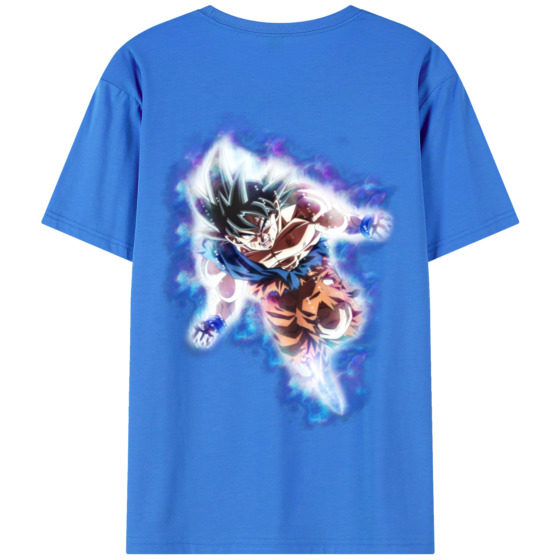 （画像用） ドラゴンボール 孫悟空（そん ごくう）Son Goku カカロット DRAGON BALL Kakarotto 綿100％ メンズ半袖Tシャツ（バックプリント） 通気性