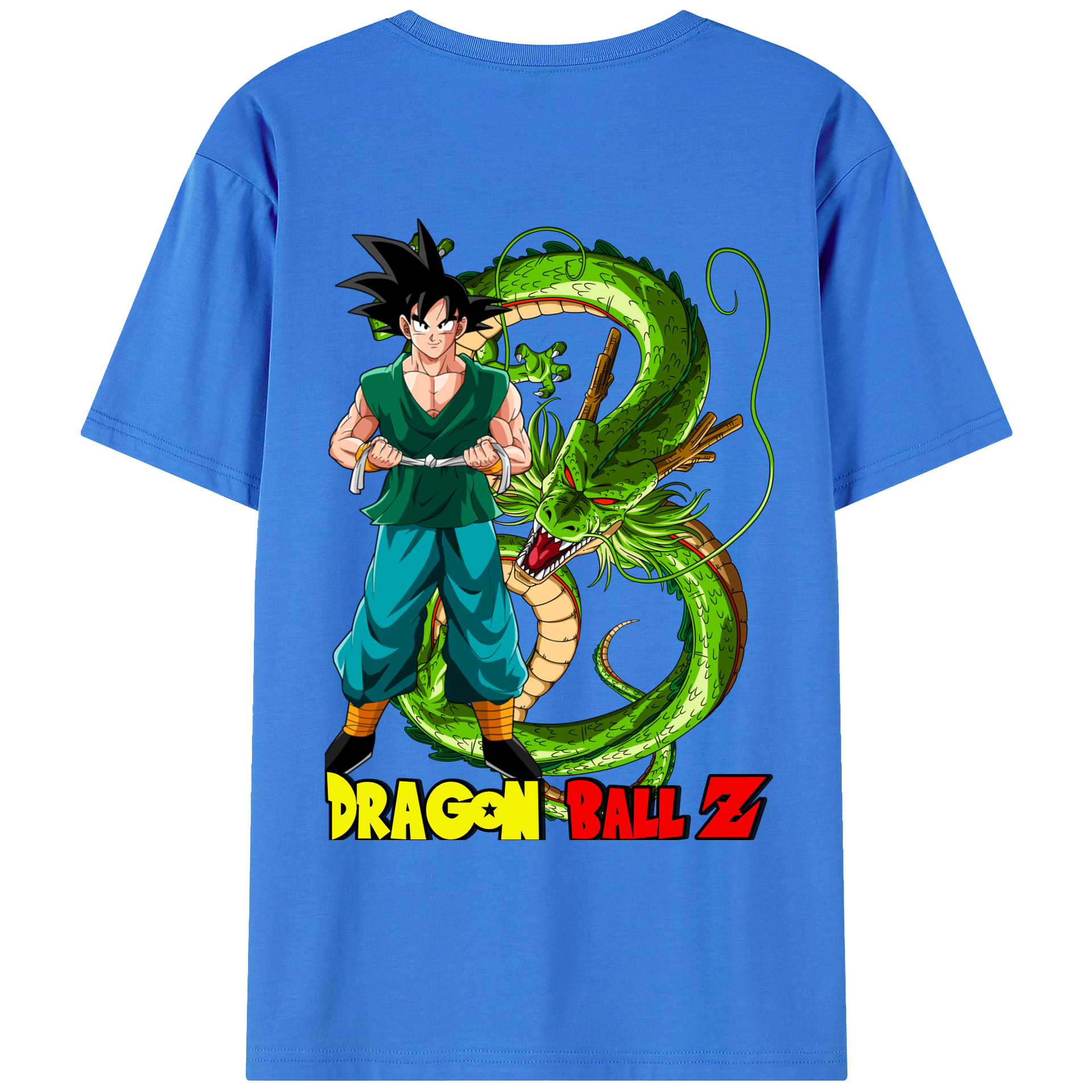 （画像用） ドラゴンボール 孫悟空（そん ごくう）Son Goku カカロット DRAGON BALL Kakarotto 綿100％ メンズ半袖Tシャツ（バックプリント） 通気性