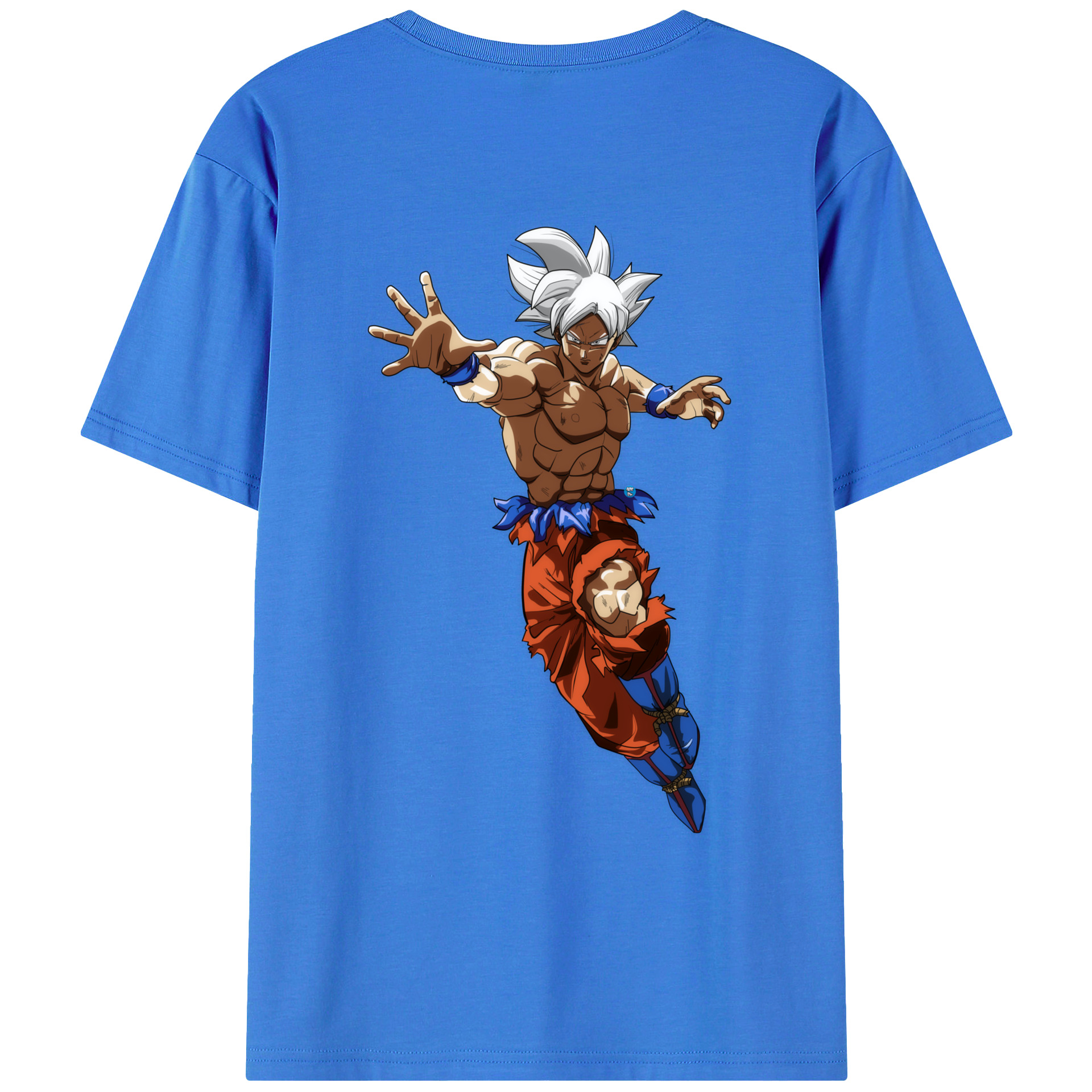 （画像用） ドラゴンボール 孫悟空（そん ごくう）Son Goku カカロット DRAGON BALL Kakarotto 綿100％ メンズ半袖Tシャツ（バックプリント） 通気性