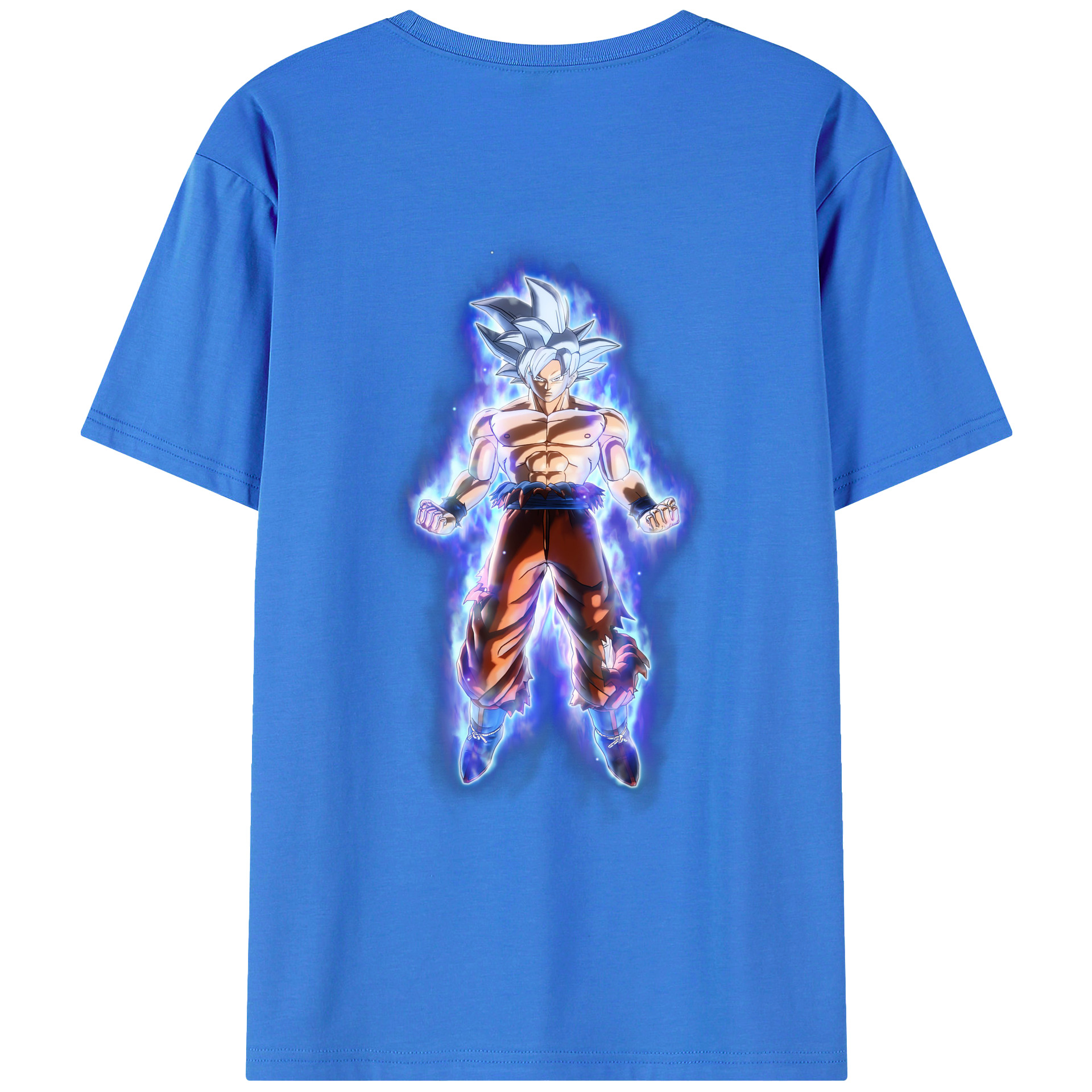 （画像用） ドラゴンボール 孫悟空（そん ごくう）Son Goku カカロット DRAGON BALL Kakarotto 綿100％ メンズ半袖Tシャツ（バックプリント） 通気性