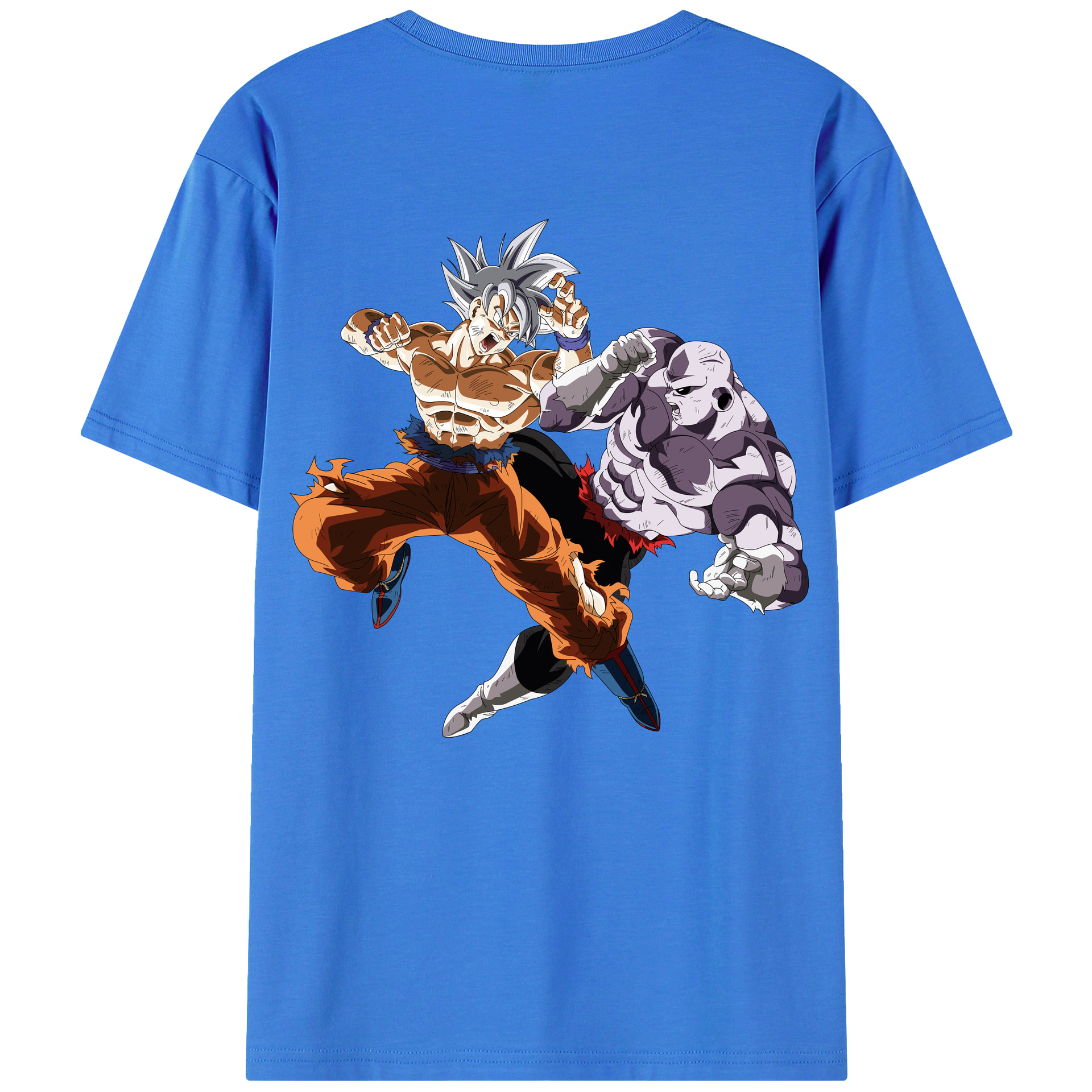 （画像用） ドラゴンボール 孫悟空（そん ごくう）Son Goku カカロット DRAGON BALL Kakarotto 綿100％ メンズ半袖Tシャツ（バックプリント） 通気性