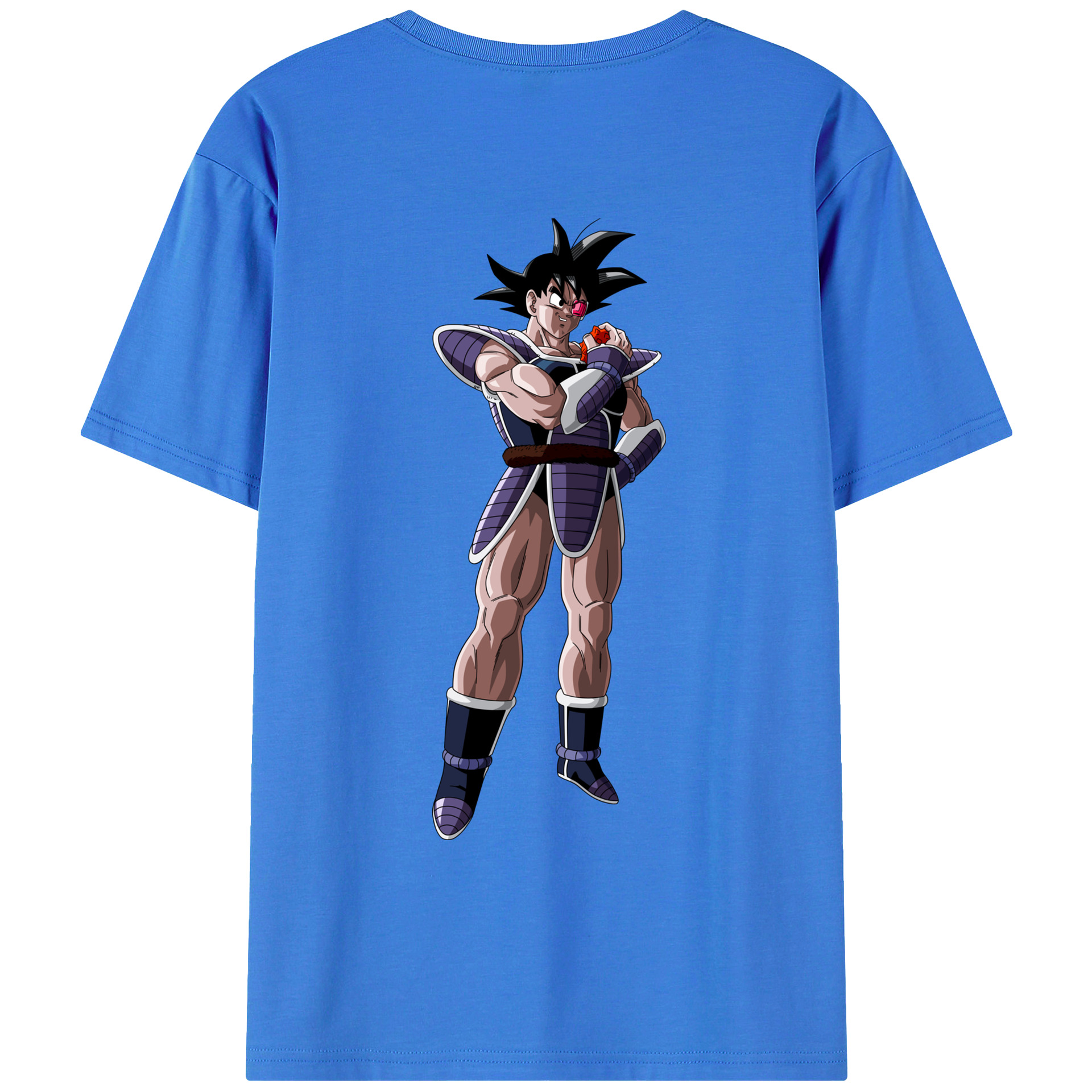 （画像用） ドラゴンボール 孫悟空（そん ごくう）Son Goku カカロット DRAGON BALL Kakarotto 綿100％ メンズ半袖Tシャツ（バックプリント） 通気性