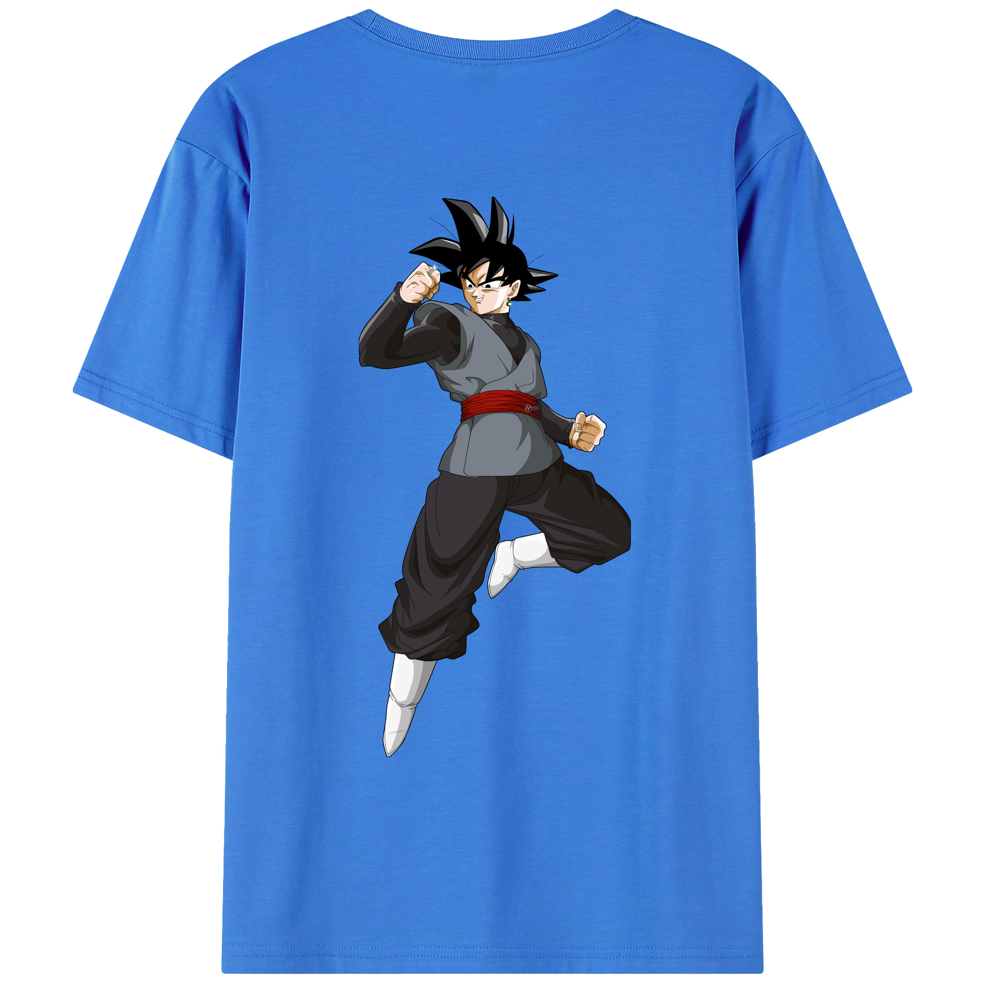 （画像用） ドラゴンボール ベジータ四世（Bejīta Yonsei）DRAGON BALL Vegeta IV 綿100％ メンズ半袖Tシャツ（バックプリント） 通気性