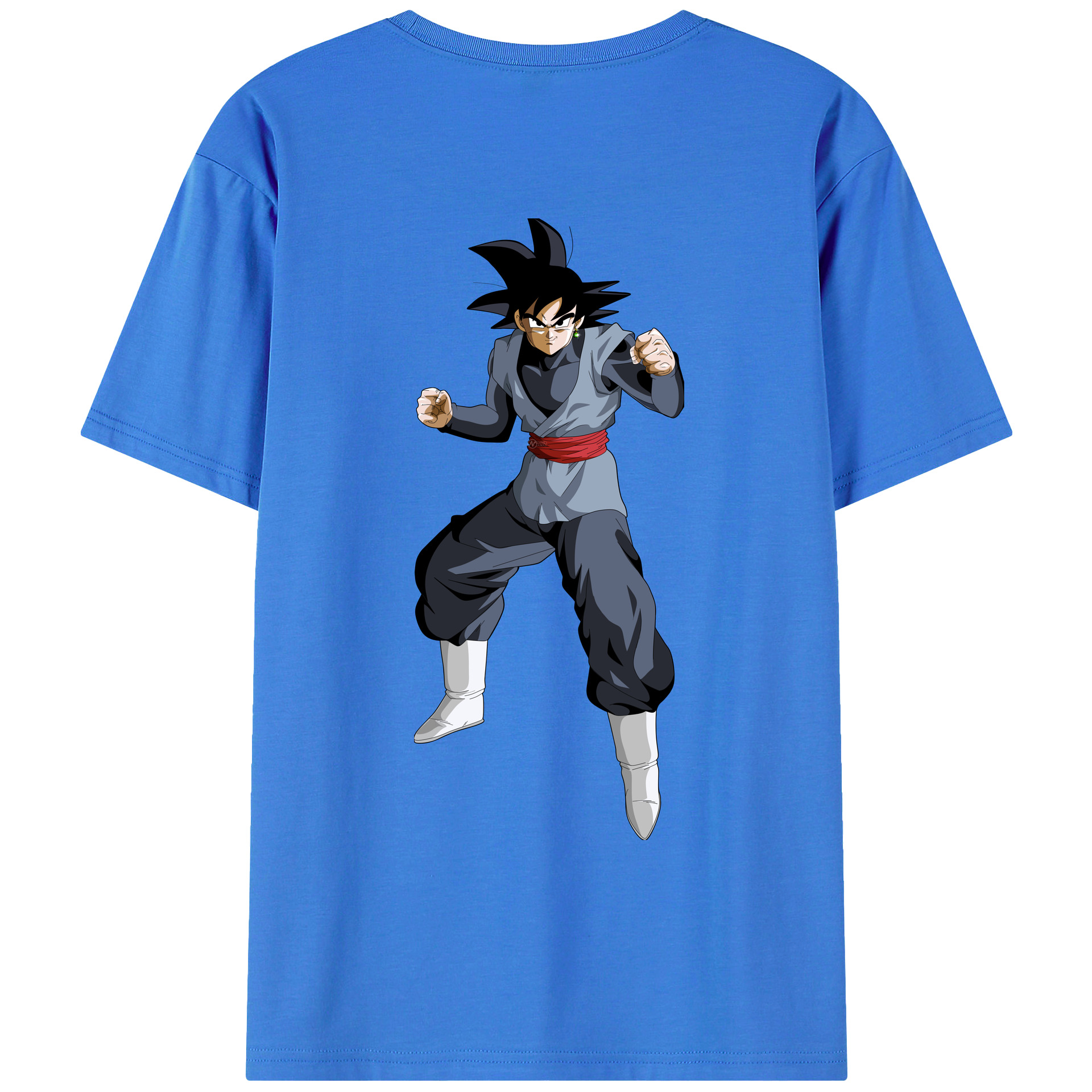 （画像用） ドラゴンボール ベジータ四世（Bejīta Yonsei）DRAGON BALL Vegeta IV 綿100％ メンズ半袖Tシャツ（バックプリント） 通気性