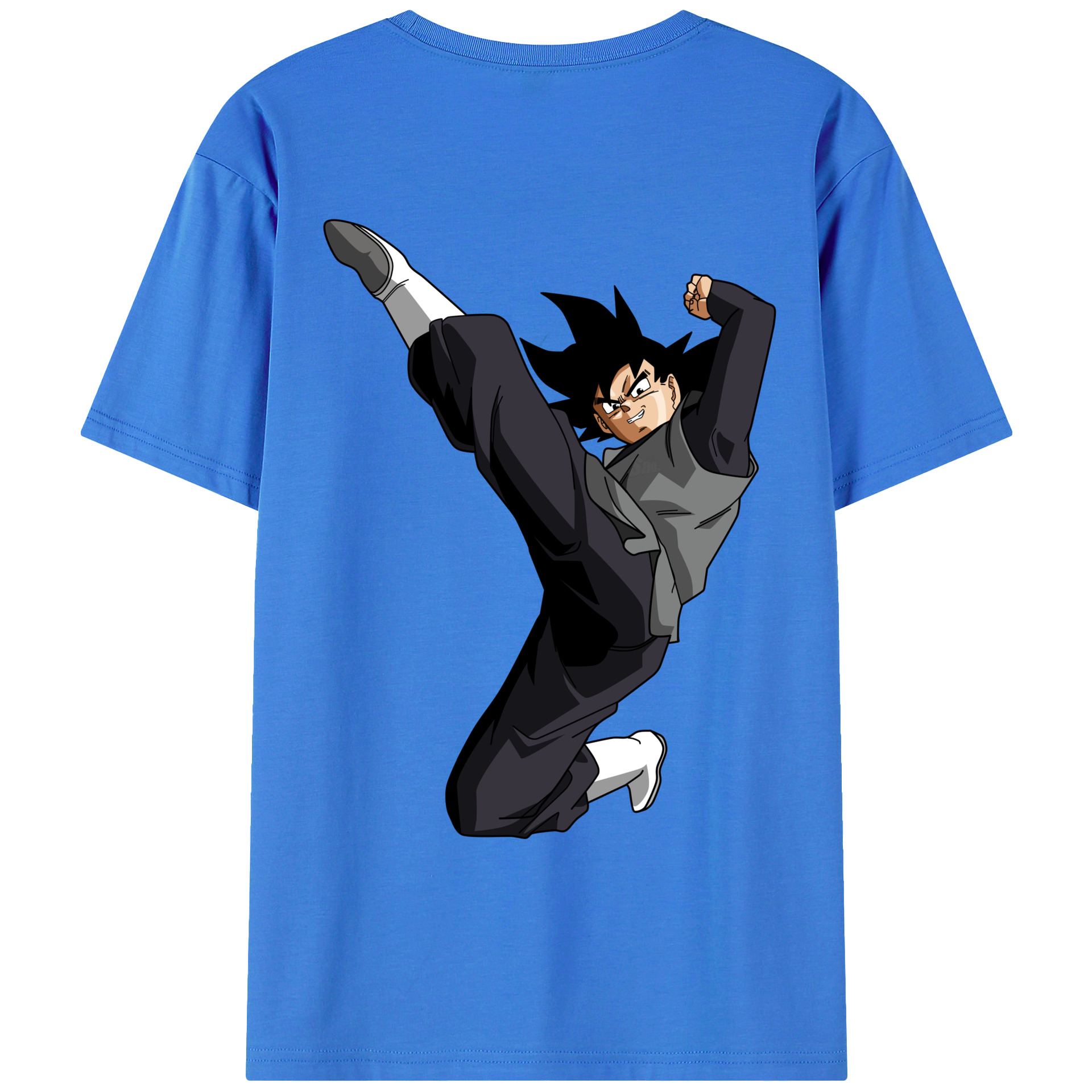 （画像用） ドラゴンボール ベジータ四世（Bejīta Yonsei）DRAGON BALL Vegeta IV 綿100％ メンズ半袖Tシャツ（バックプリント） 通気性