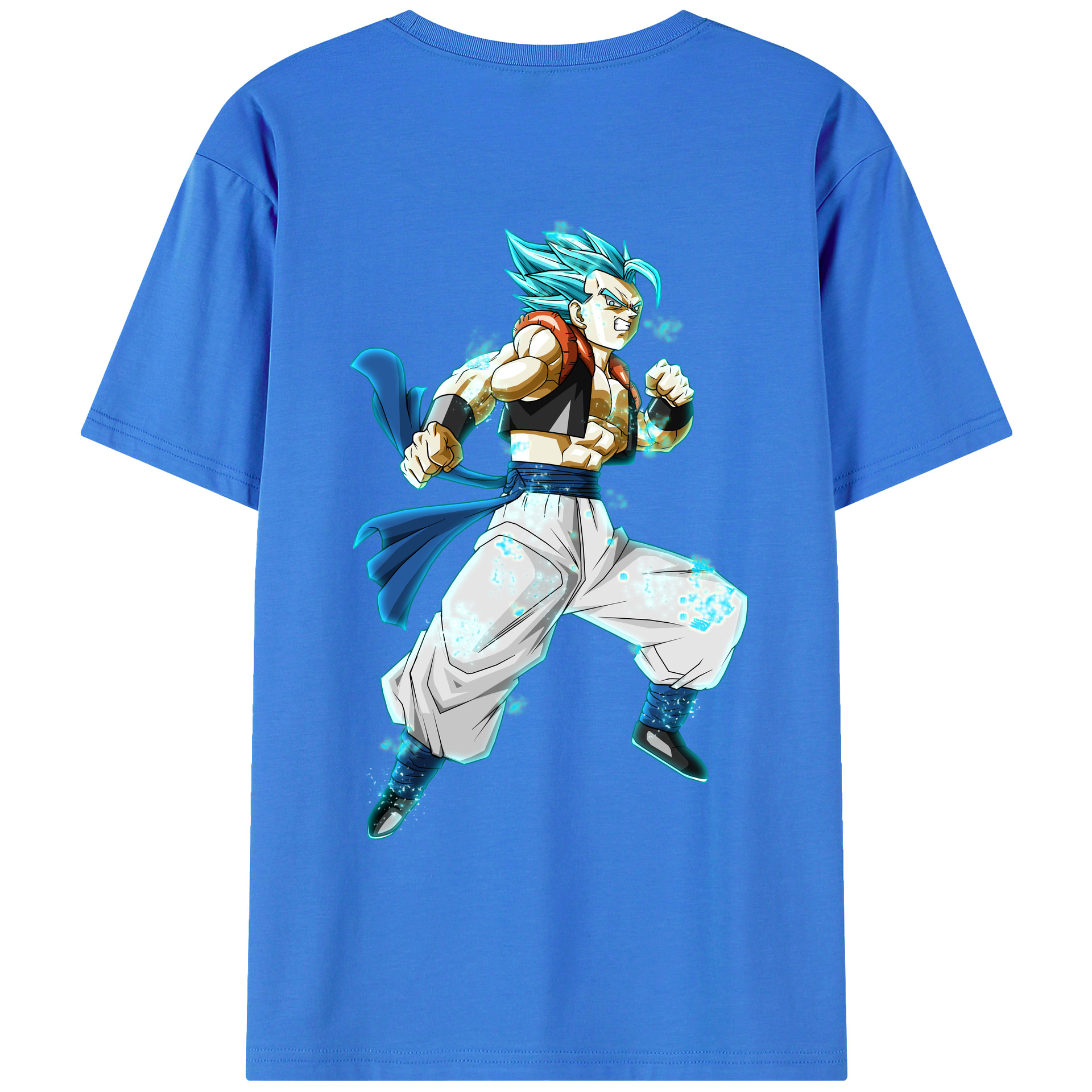 （画像用） ドラゴンボール ベジータ四世（Bejīta Yonsei）DRAGON BALL Vegeta IV 綿100％ メンズ半袖Tシャツ（バックプリント） 通気性