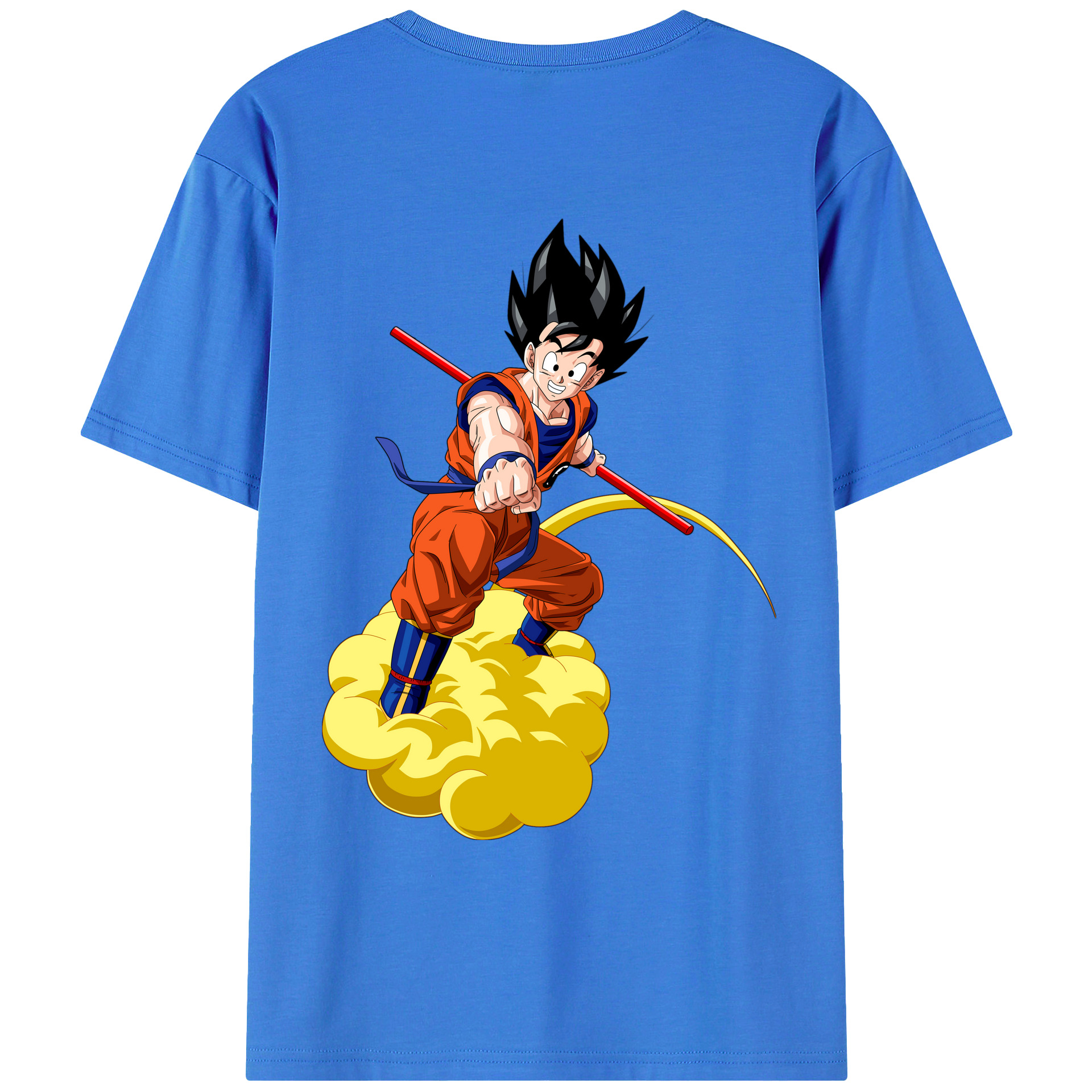 （画像用） ドラゴンボール 孫 悟飯（そんごはん）DRAGON BALL Son Gohan 綿100％ メンズ半袖Tシャツ（バックプリント） 通気性
