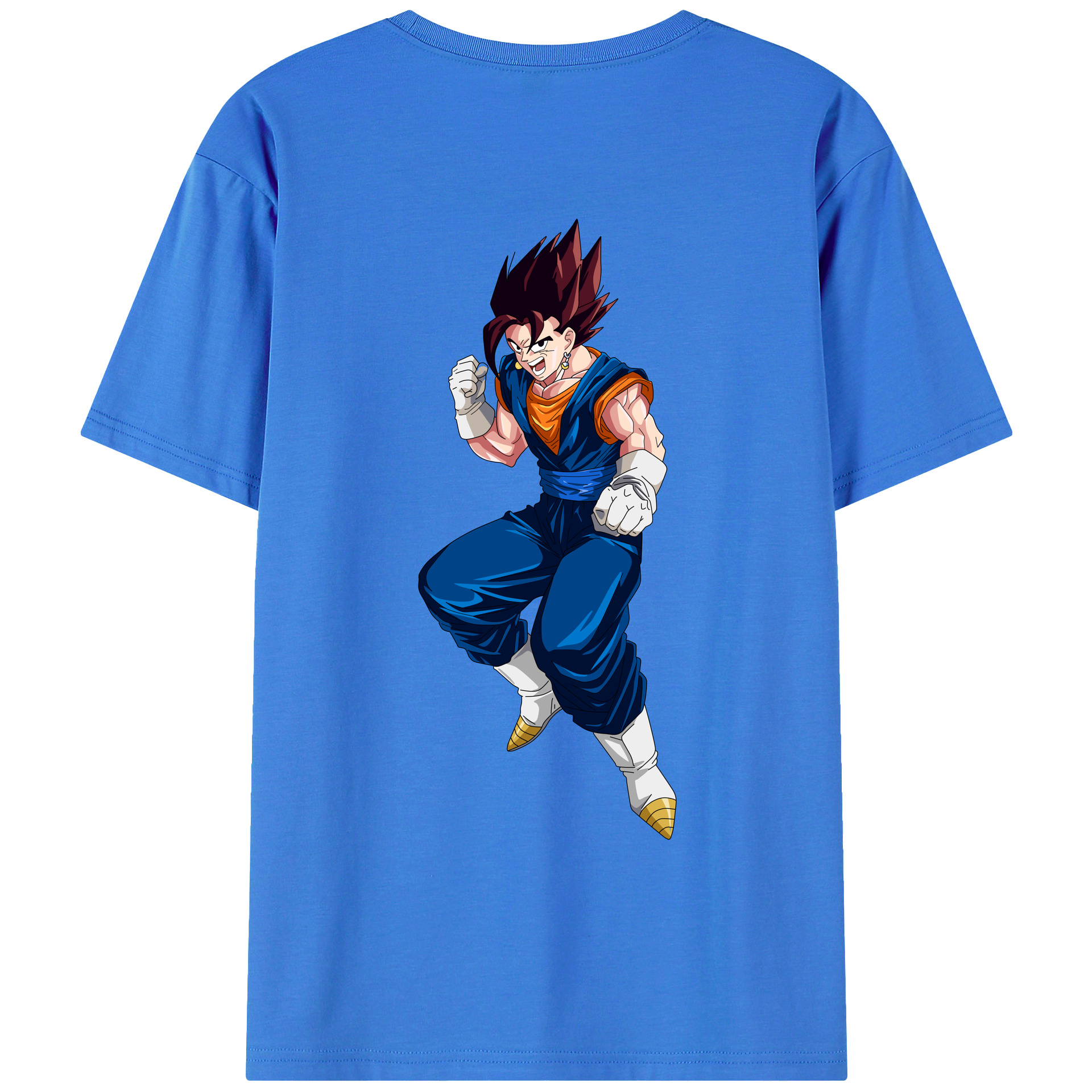（画像用） ドラゴンボール 孫 悟飯（そんごはん）DRAGON BALL Son Gohan 綿100％ メンズ半袖Tシャツ（バックプリント） 通気性