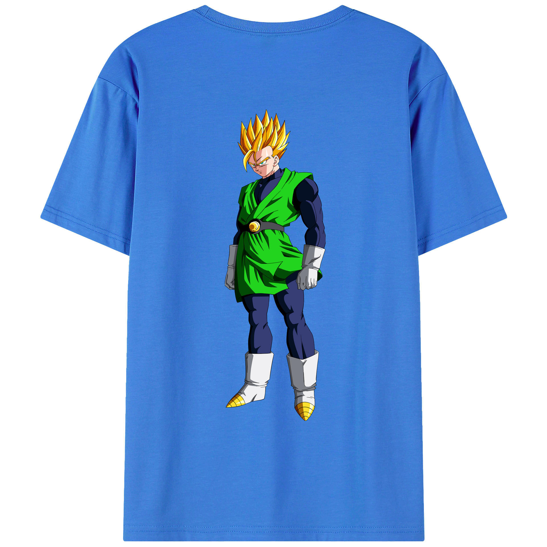 （画像用） ドラゴンボール 孫 悟飯（そんごはん）DRAGON BALL Son Gohan 綿100％ メンズ半袖Tシャツ（バックプリント） 通気性