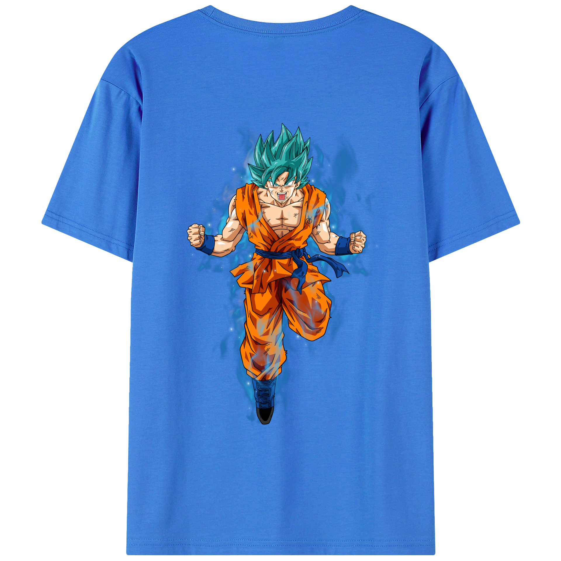 （画像用） ドラゴンボール 孫 悟飯（そんごはん）DRAGON BALL Son Gohan 綿100％ メンズ半袖Tシャツ（バックプリント） 通気性