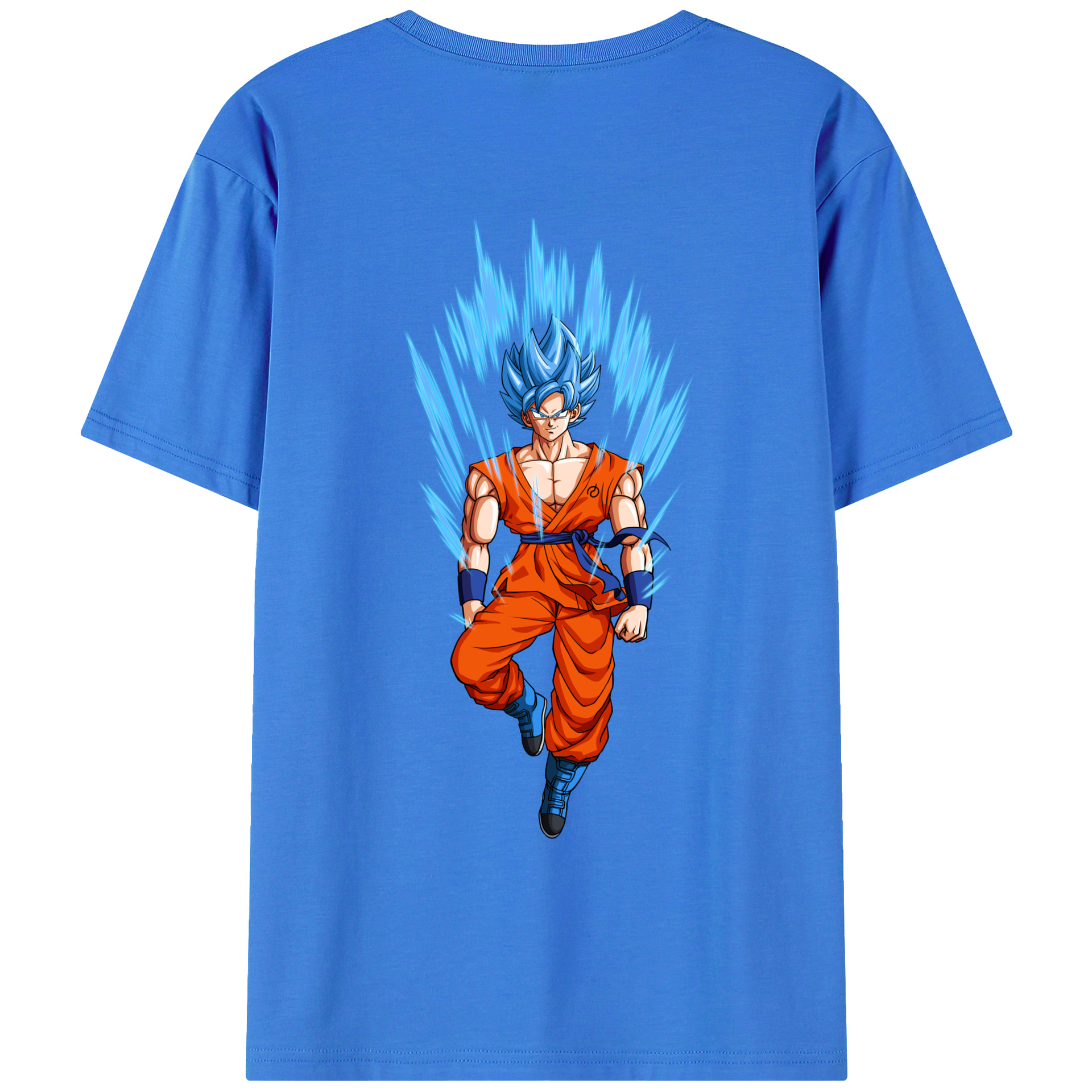 （画像用） ドラゴンボール 孫 悟飯（そんごはん）DRAGON BALL Son Gohan 綿100％ メンズ半袖Tシャツ（バックプリント） 通気性