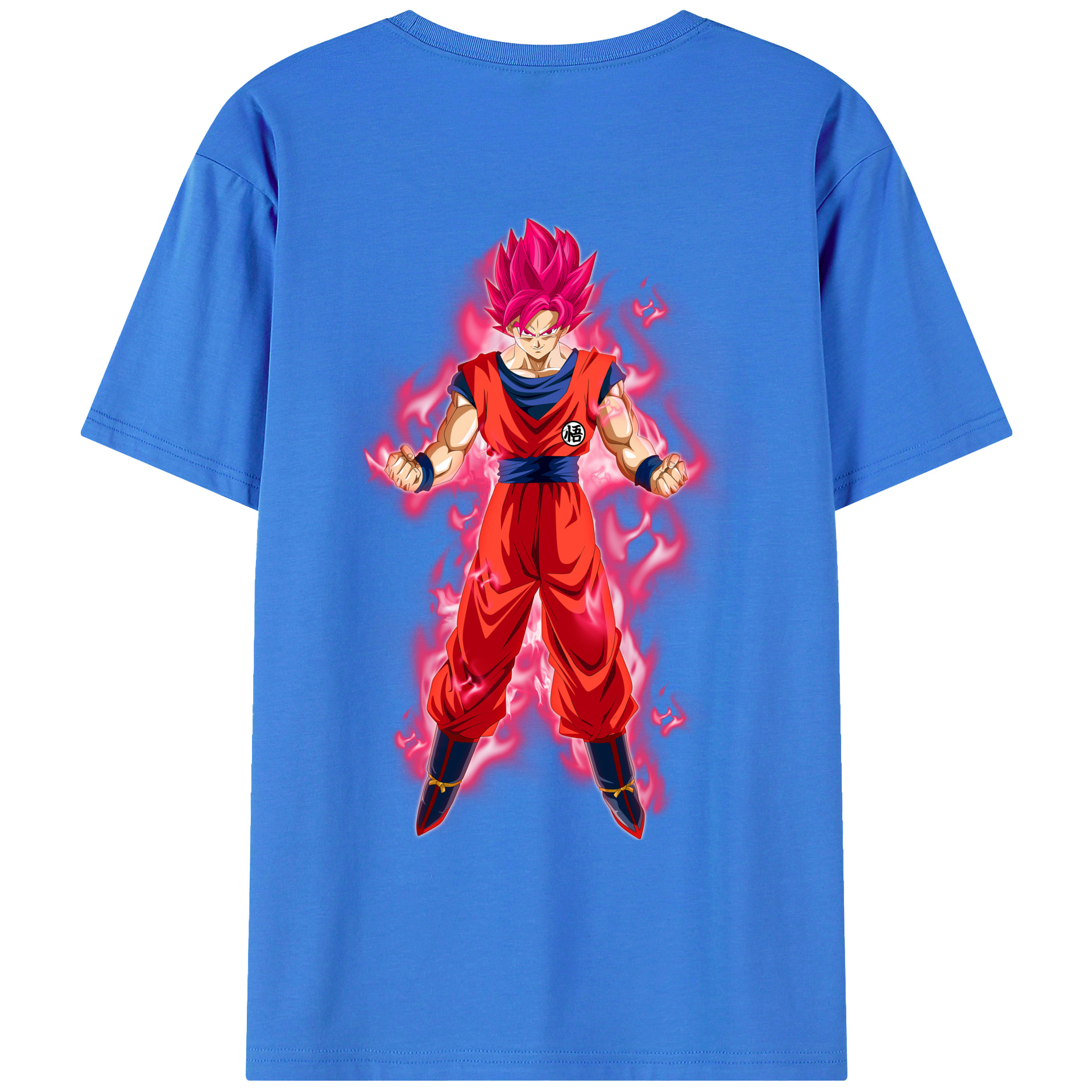（画像用） ドラゴンボール 孫 悟飯（そんごはん）DRAGON BALL Son Gohan 綿100％ メンズ半袖Tシャツ（バックプリント） 通気性