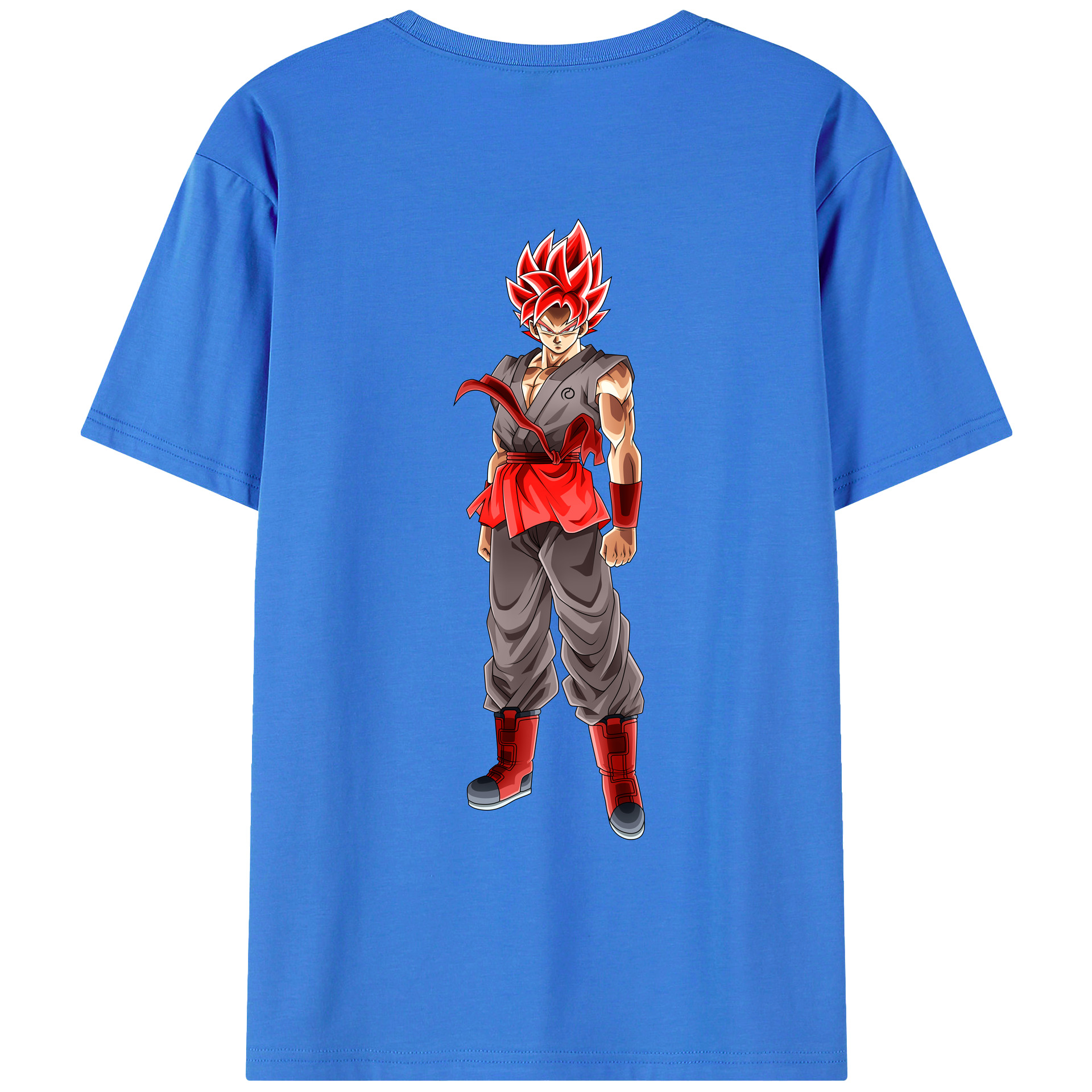 （画像用） ドラゴンボール 孫 悟飯（そんごはん）DRAGON BALL Son Gohan 綿100％ メンズ半袖Tシャツ（バックプリント） 通気性