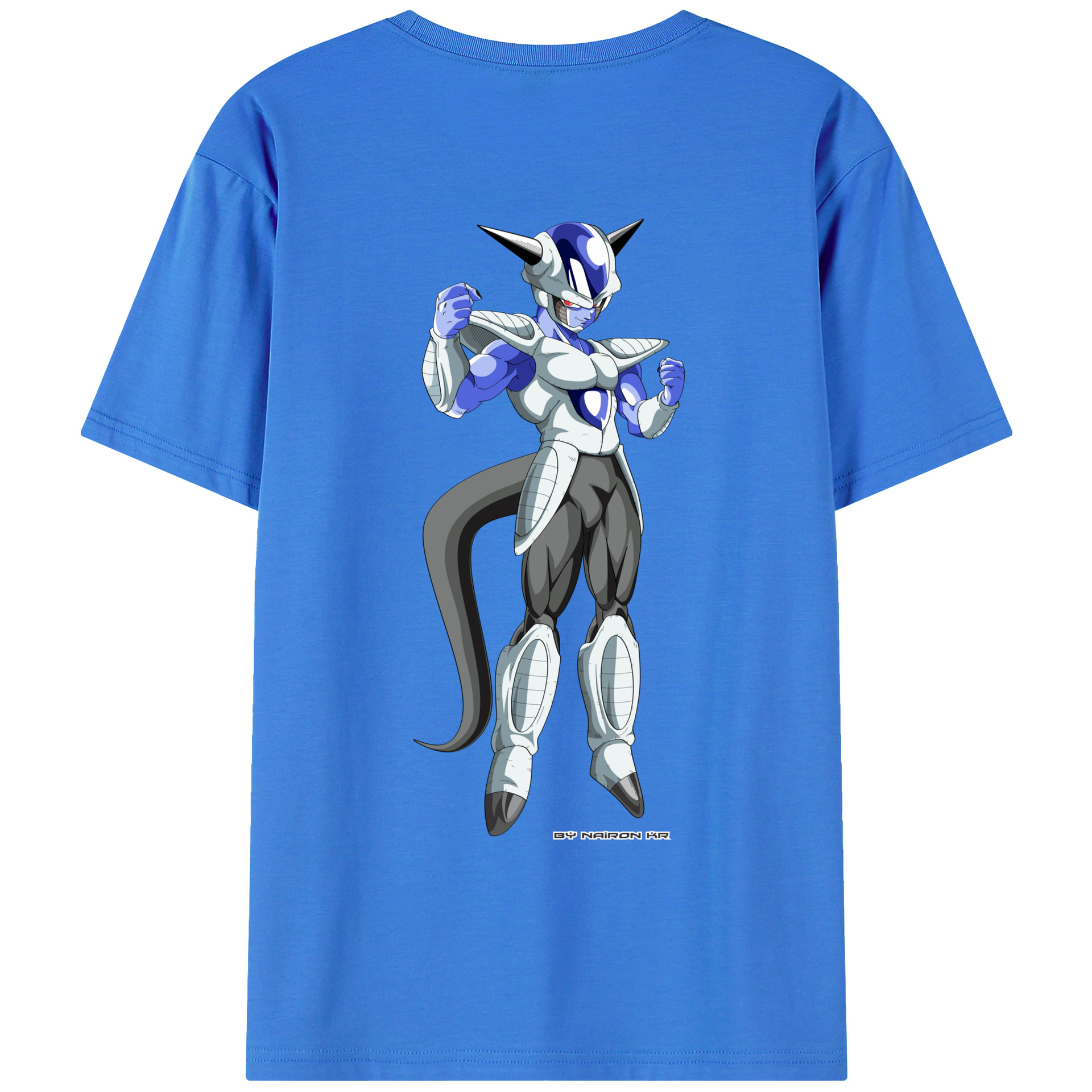 （画像用） ドラゴンボール フリーザ DRAGON BALL Frieza 綿100％ メンズ半袖Tシャツ（バックプリント） 通気性