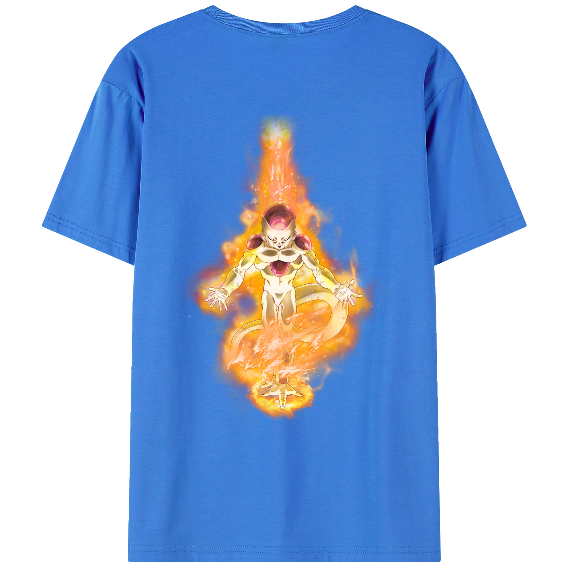 （画像用） ドラゴンボール フリーザ DRAGON BALL Frieza 綿100％ メンズ半袖Tシャツ（バックプリント） 通気性